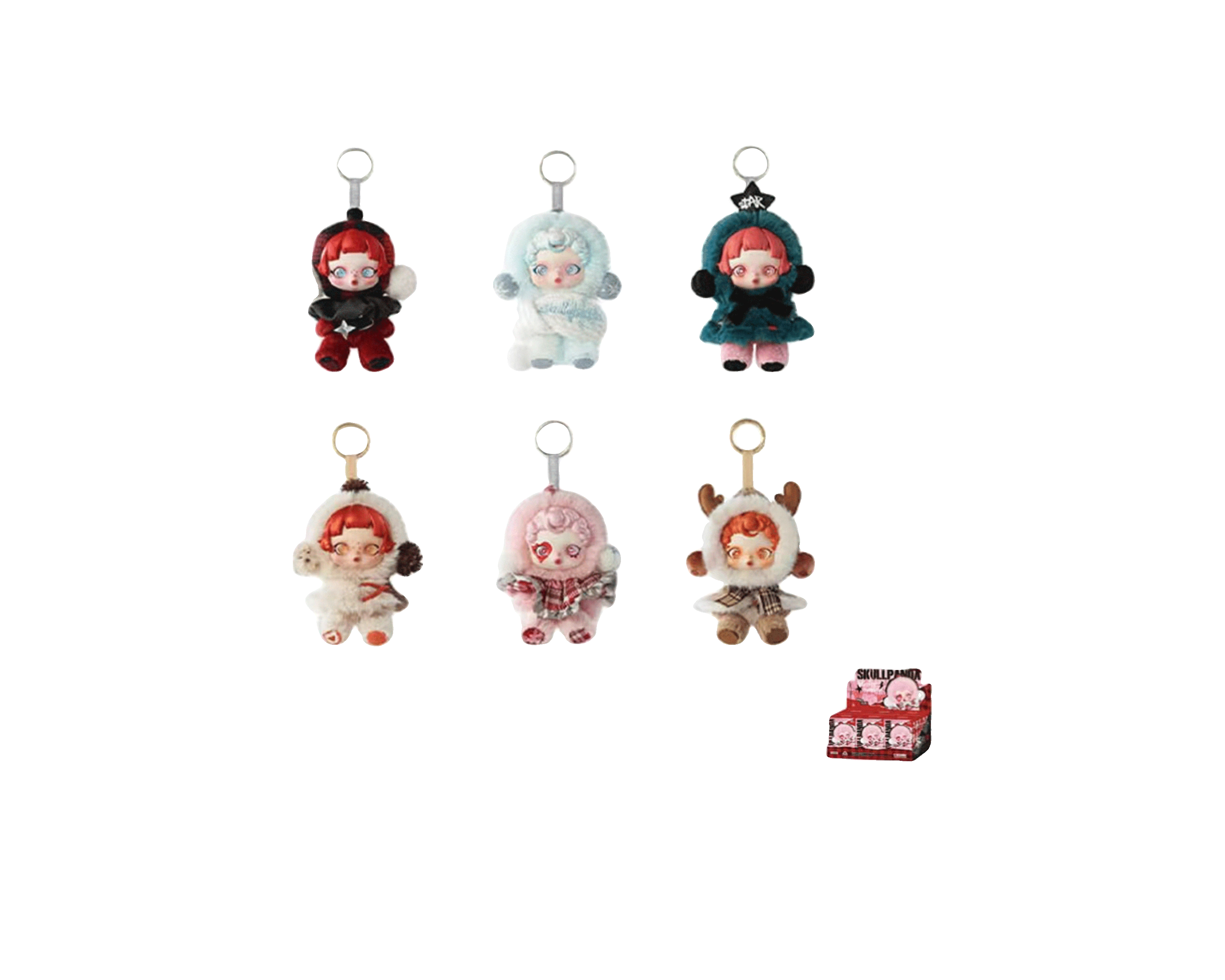 CARRYME/Pop Mart SKULLPANDA Winter Symphony シリーズ ぬいぐるみ