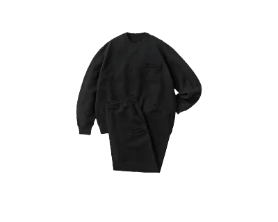 CARRYME/Ennoy Professional Crew Sweat Set Up Navy Black 25SS