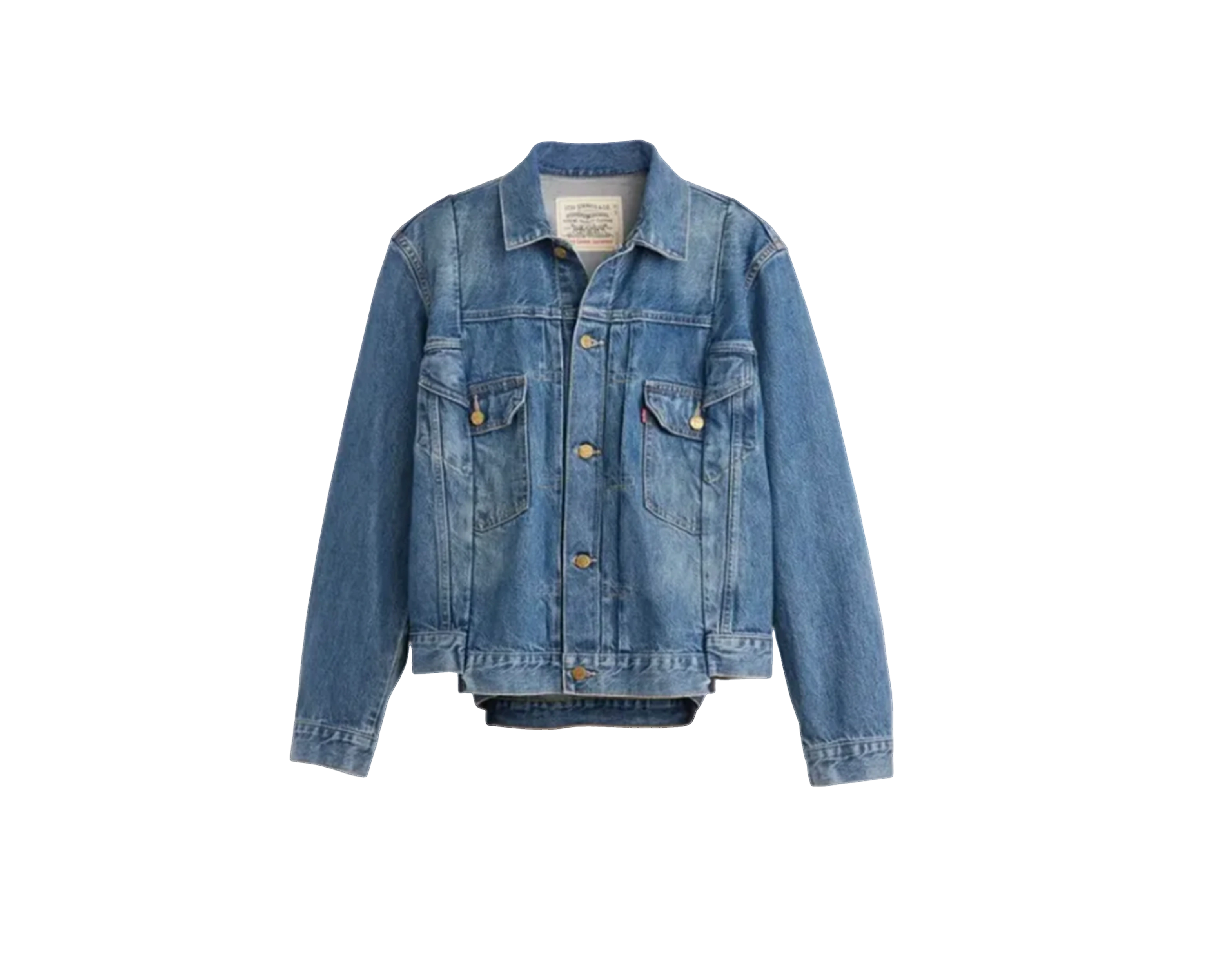 CARRYME/Sacai × LEVI'S Men's Denim Jacket Blue