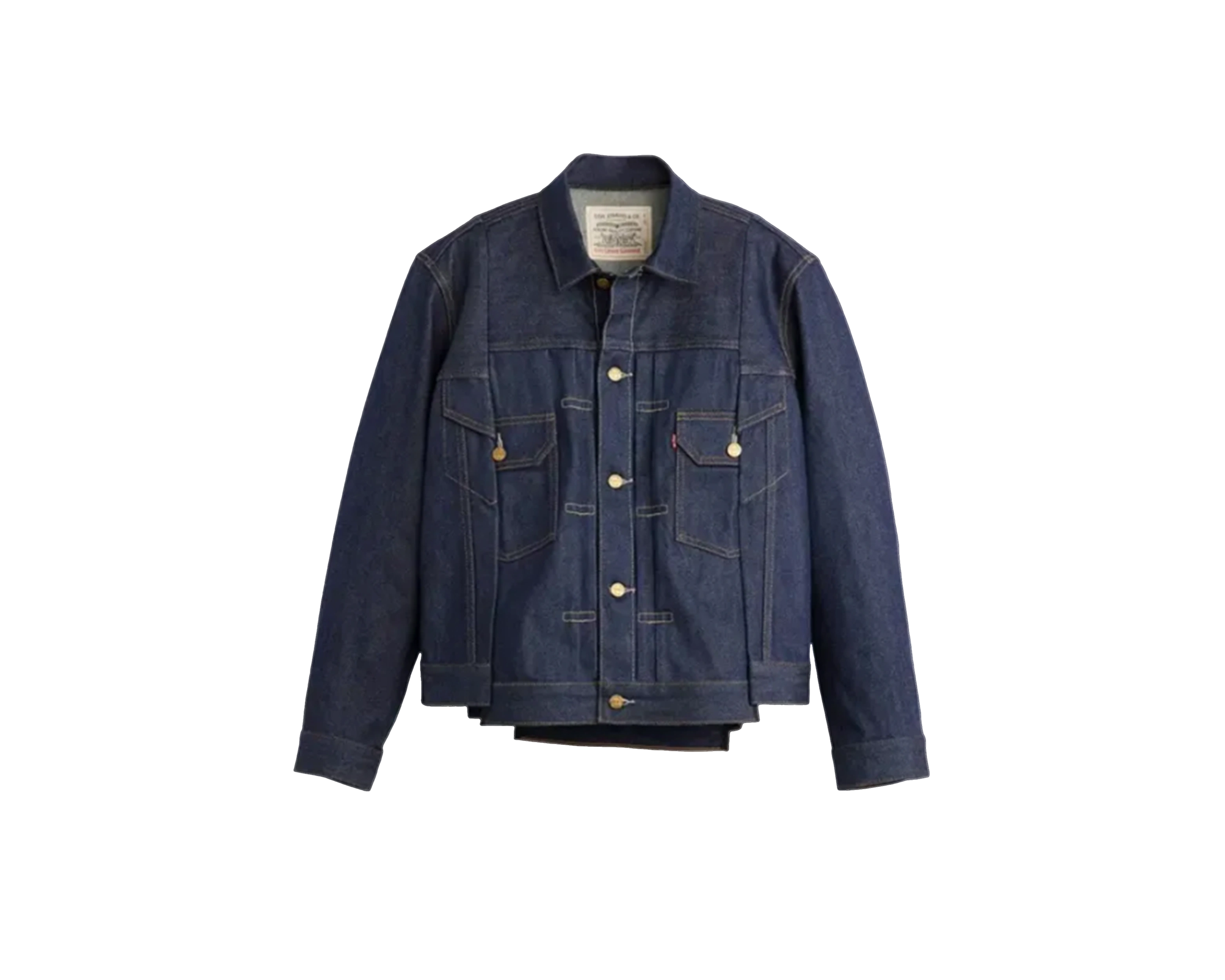 CARRYME/Sacai × LEVI'S Men's Denim Jacket Indigo