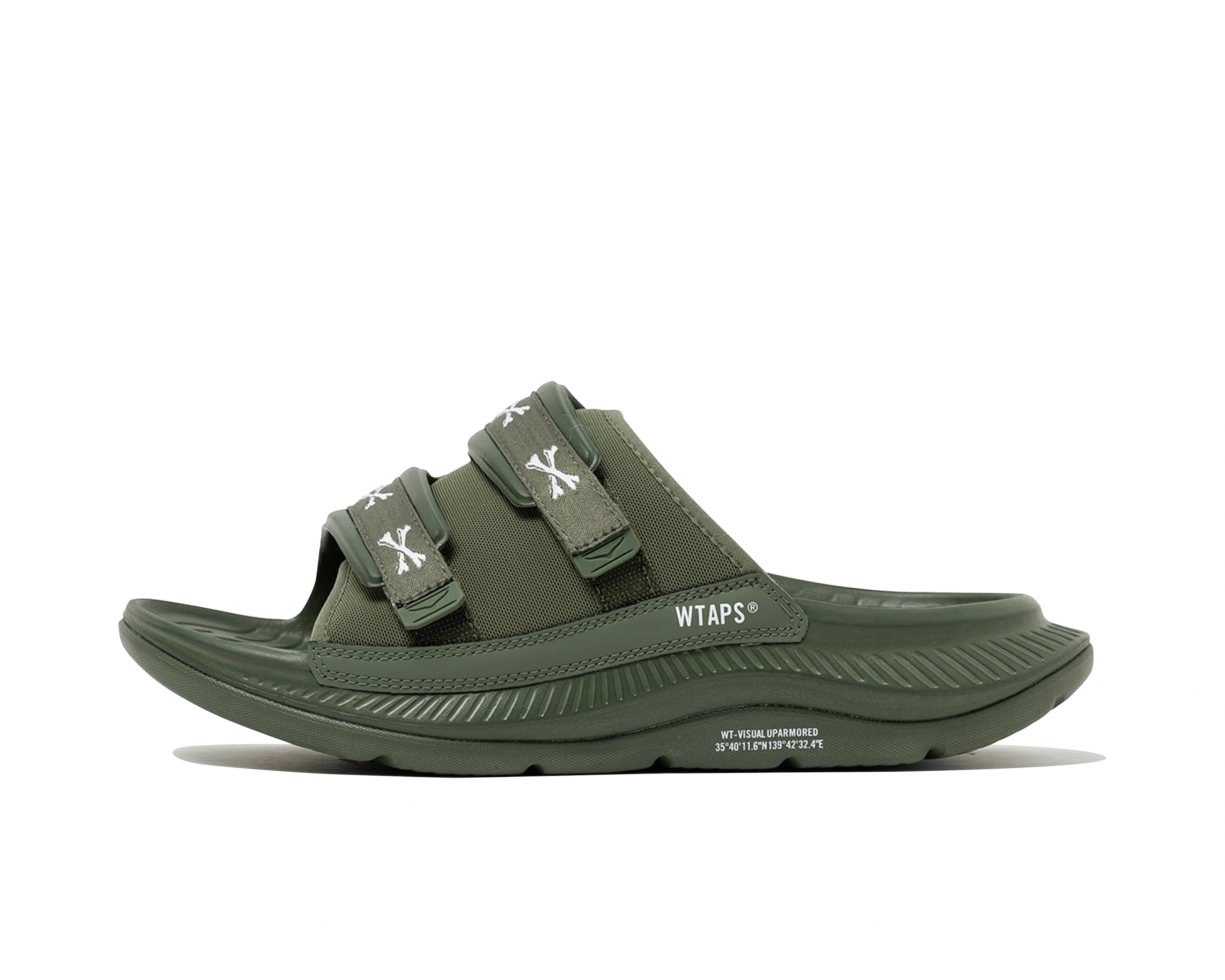 CARRYME/Wtaps × Hoka Ora Luxe Olive Drab 