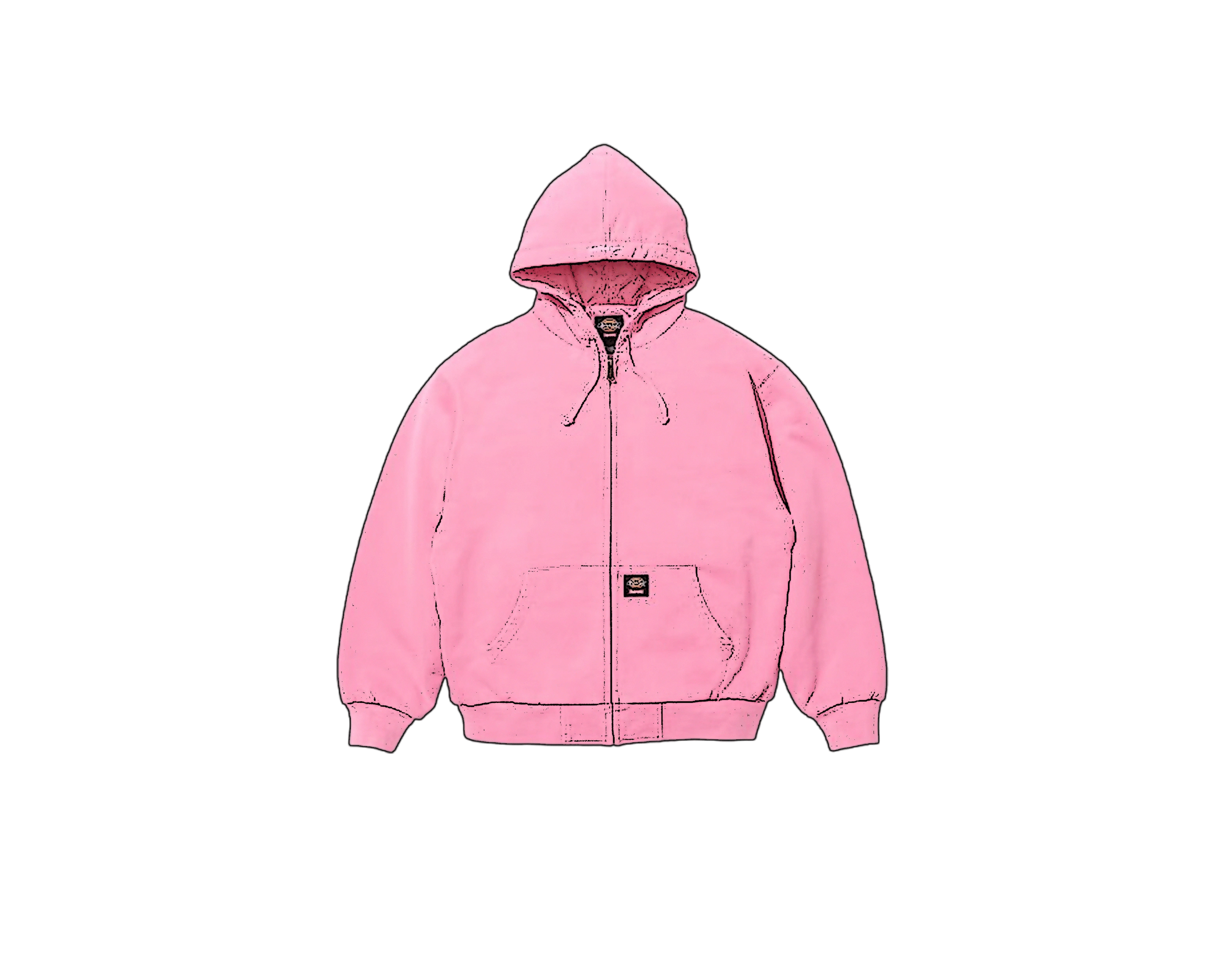 Supreme Dickies Quilted Lined Zip Up ピンク