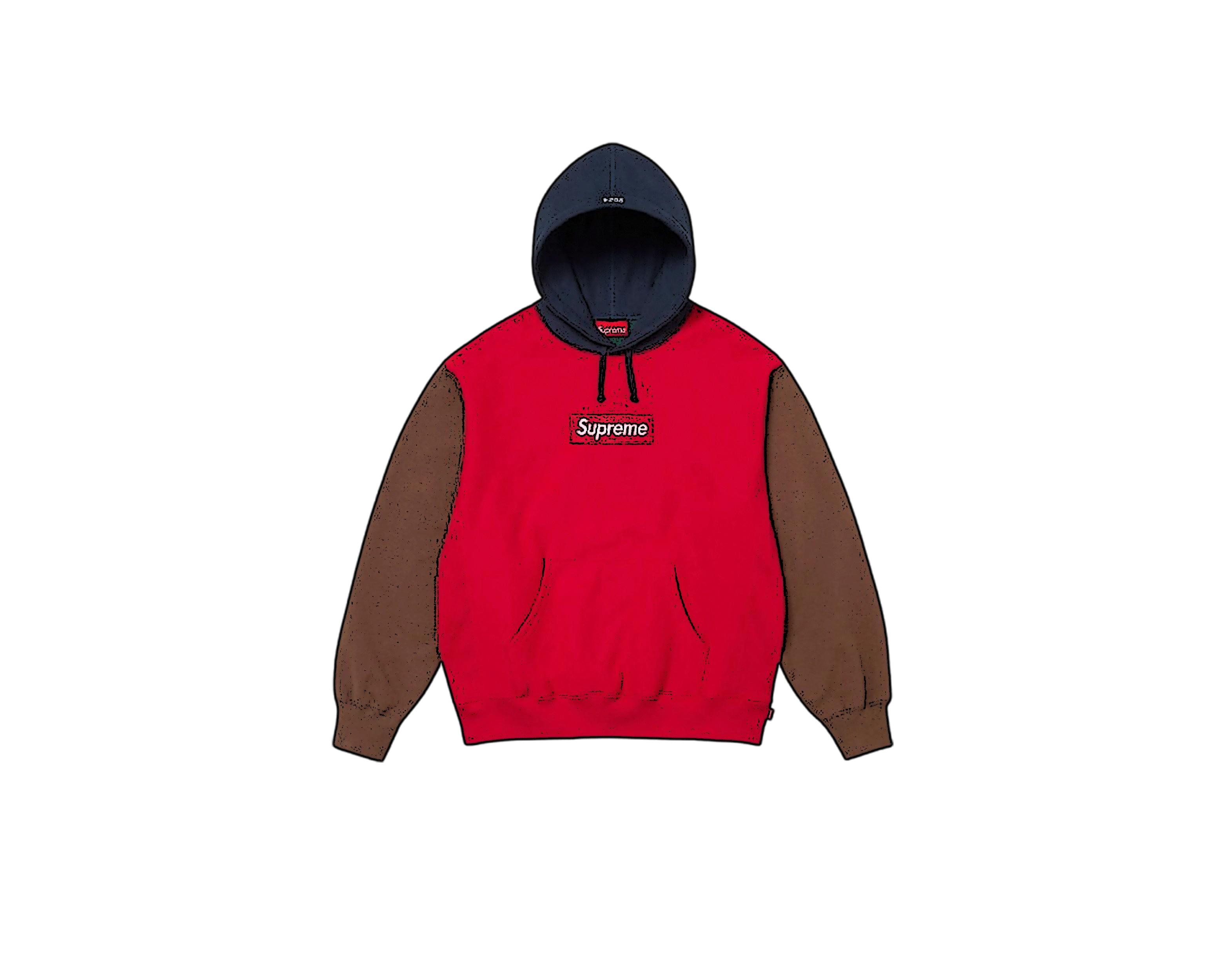 CARRYME/Supreme Box Logo Hooded Sweatshirt Multicolor 