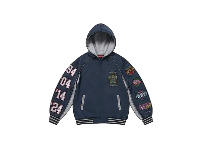 CARRYME/Supreme Playoffs Zip Up Hooded Sweatshirt White