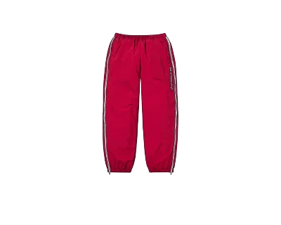 CARRYME/Supreme Contrast Zip Warm Up Pant Green