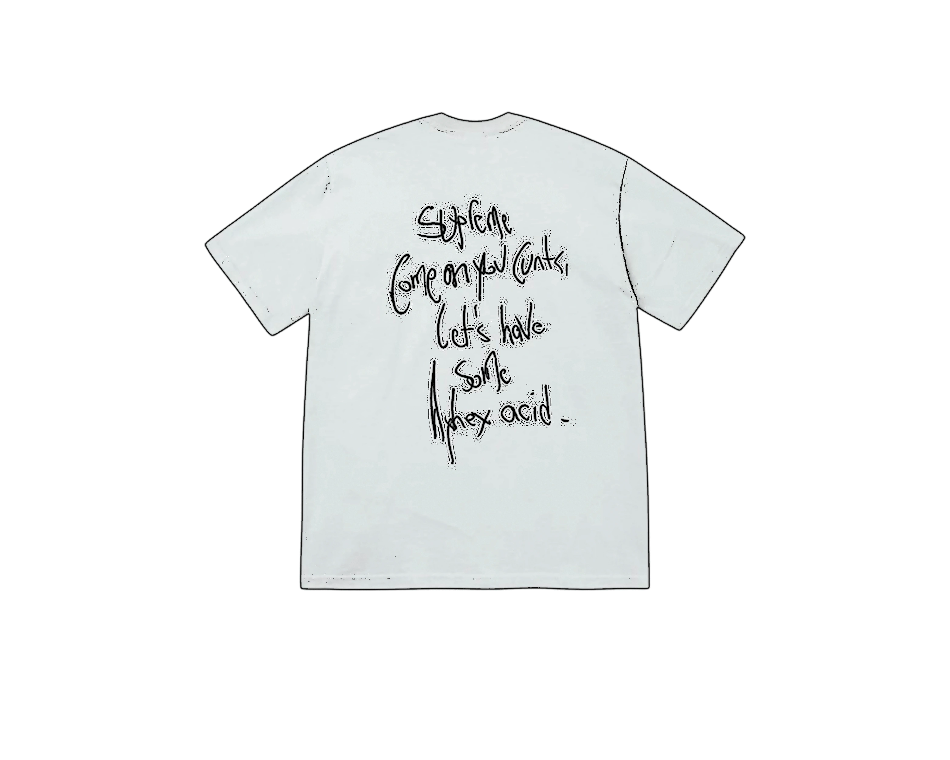 CARRYME/Supreme × Aphex Twin Windowlicker Tee Cement