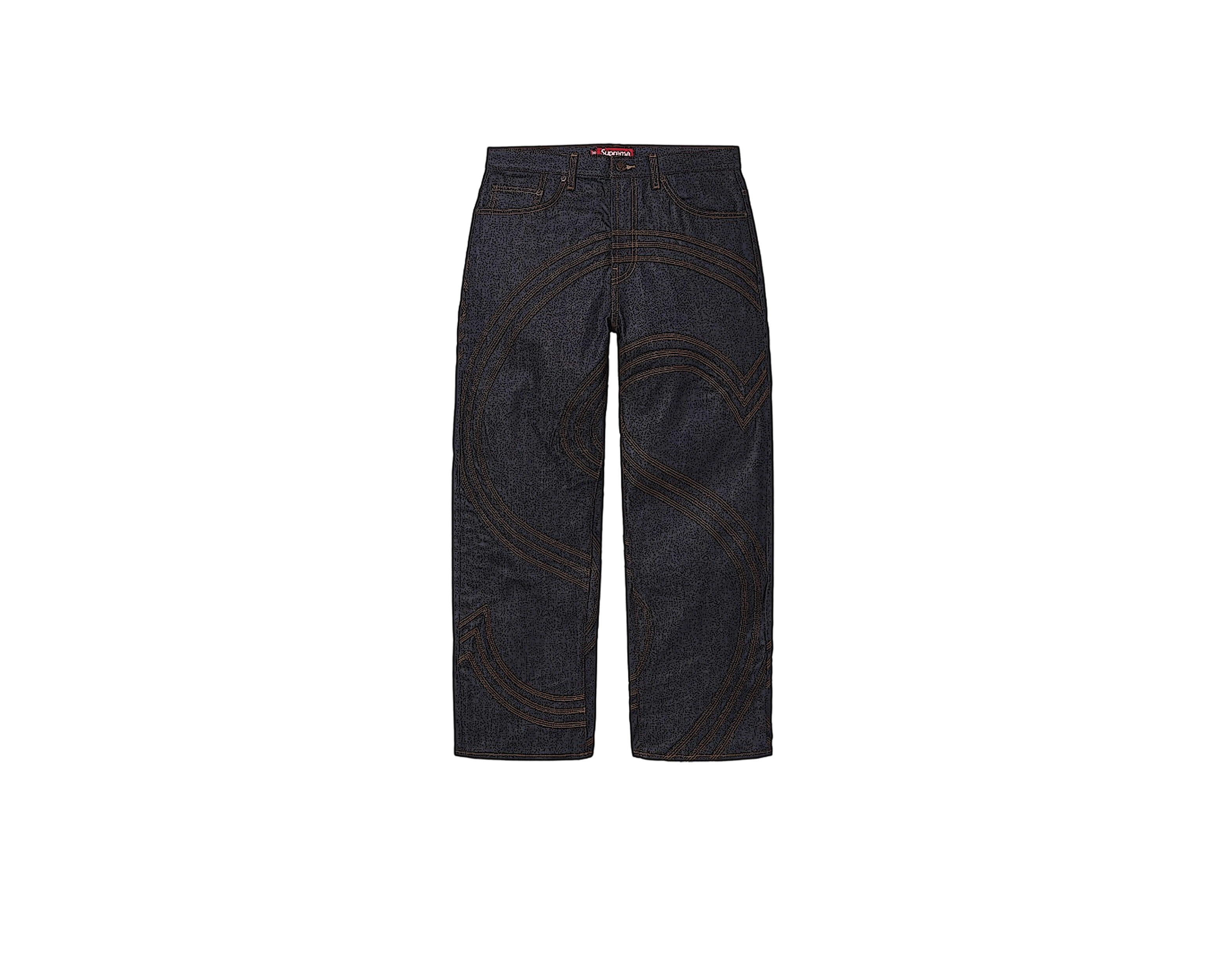 CARRYME/Supreme S Logo Rigid Baggy Jean Rigid Indigo