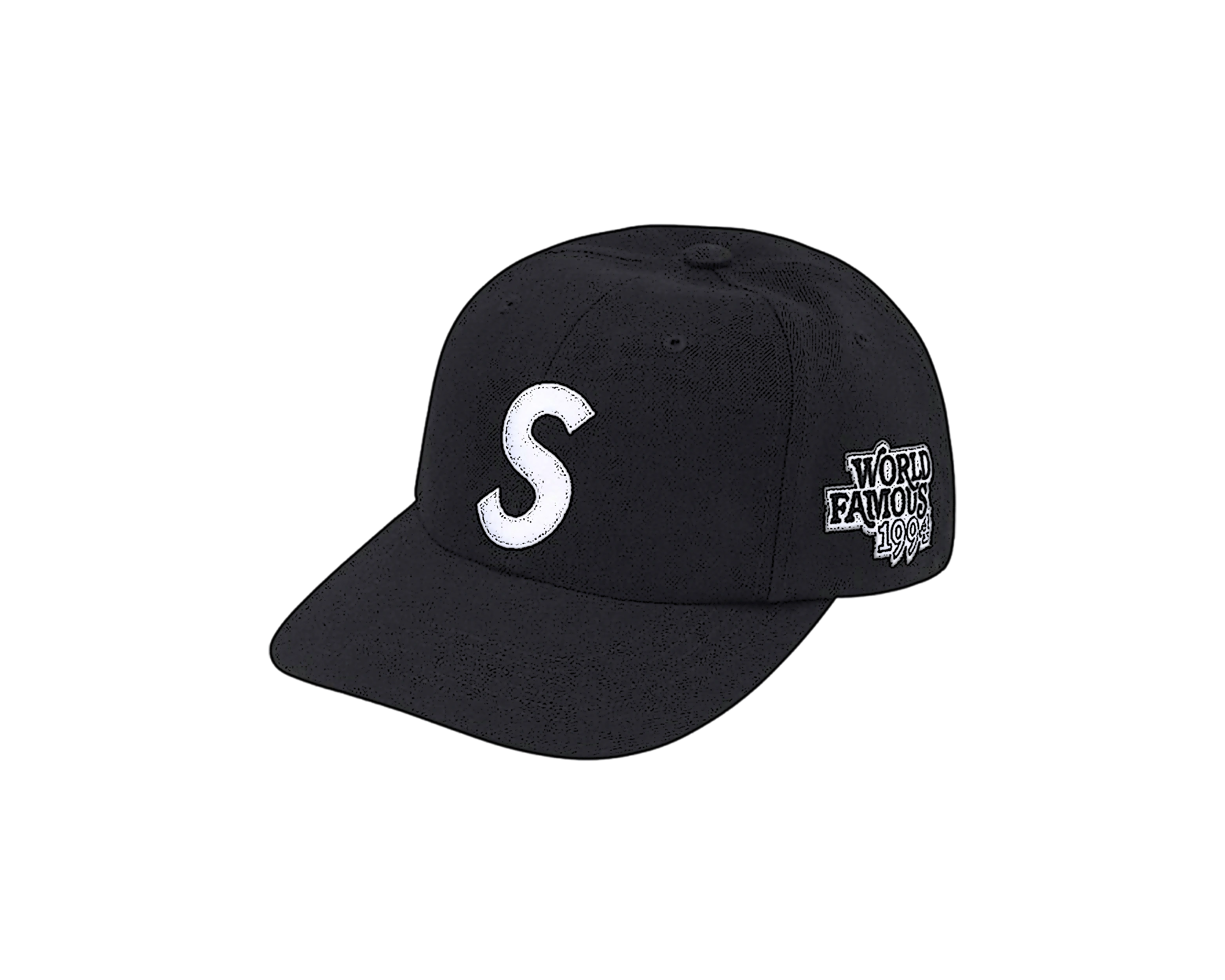 Supreme World Famous S Logo 6-Panel 黒 CARRYME/Supreme World Famous S Logo 6-Panel Black