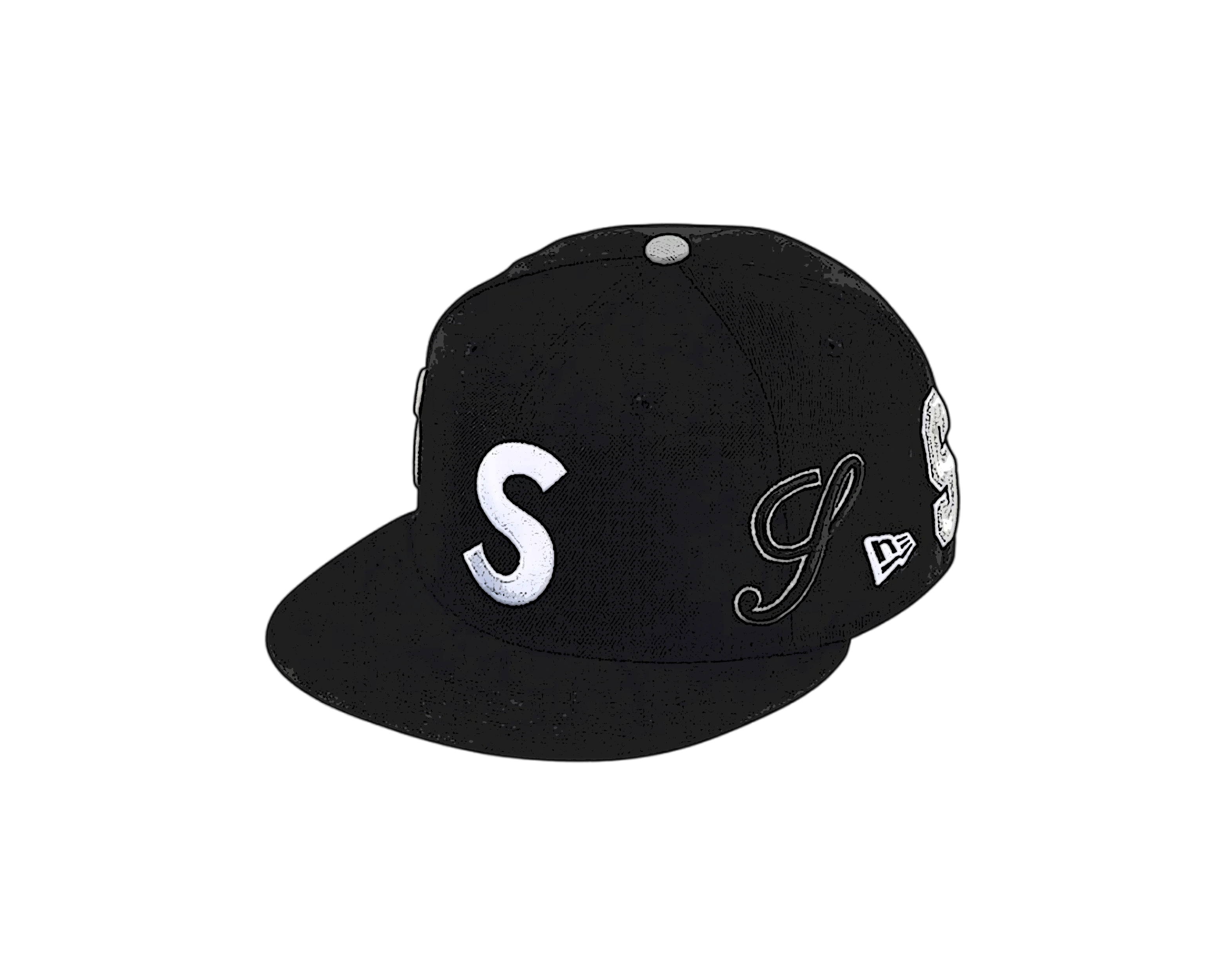 CARRYME/Supreme Multi S Logo New Era Black