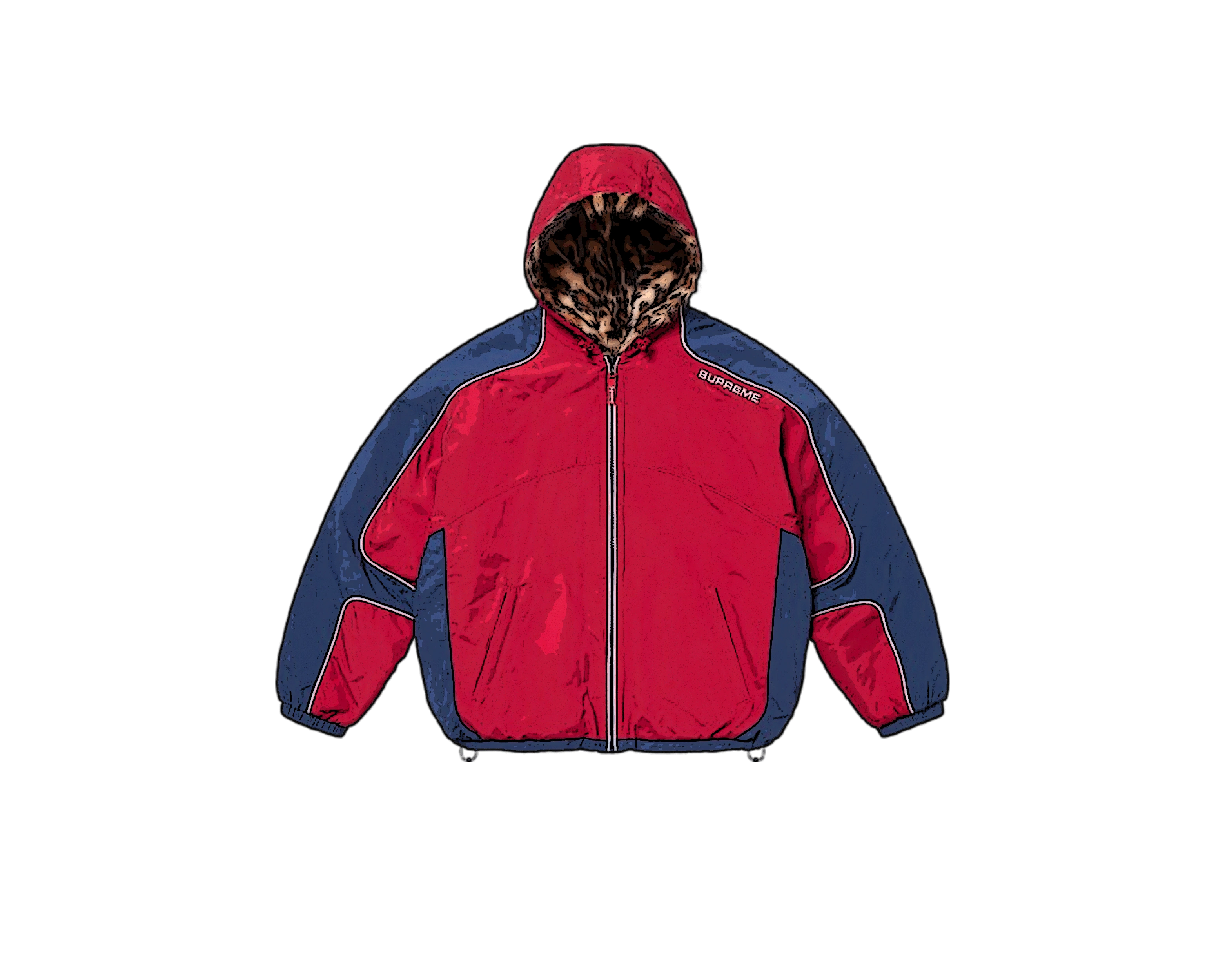 未使用SupreameFauxFurReversibleHoodedJacket Faux Fur Reversible Hooded Track Jacket | Supreme 25ss