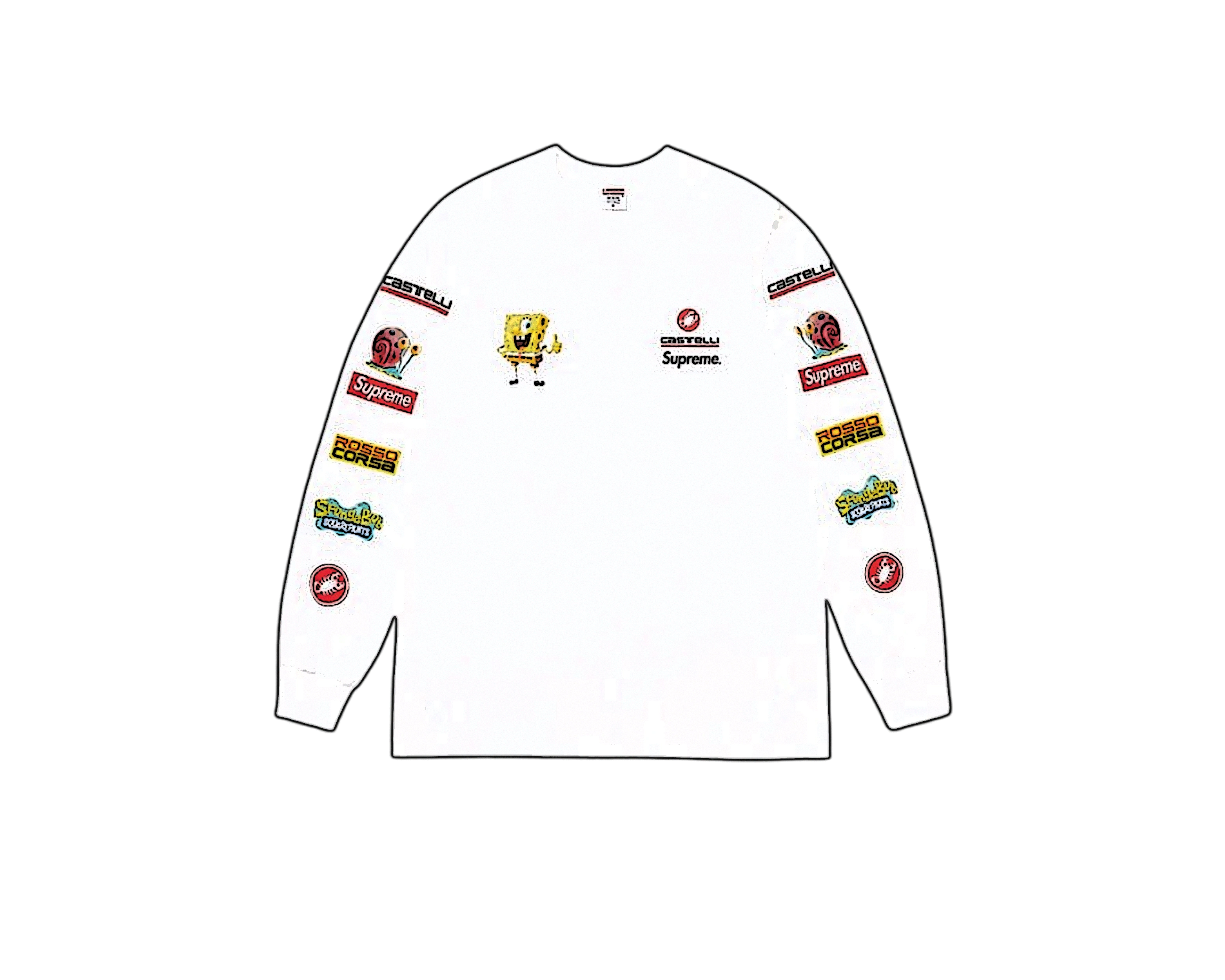 CARRYME/Supreme × SpongeBob SquarePants Castelli Racing L/S