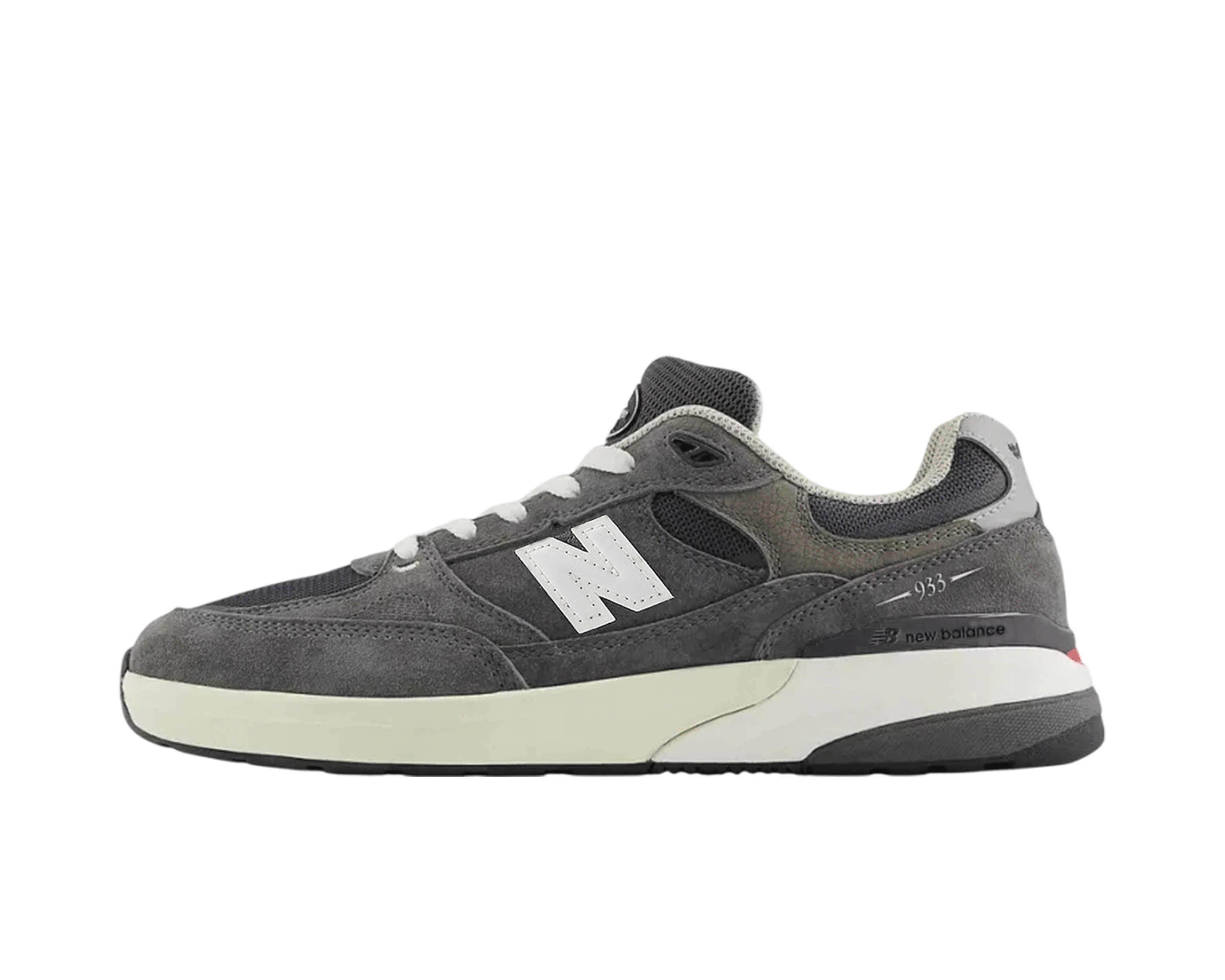 CARRYME/Andrew Reynolds × New Balance Numeric 933 Dark Grey White 