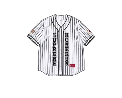 CARRYME/Supreme × Homerun Baseball Jersey Stripe