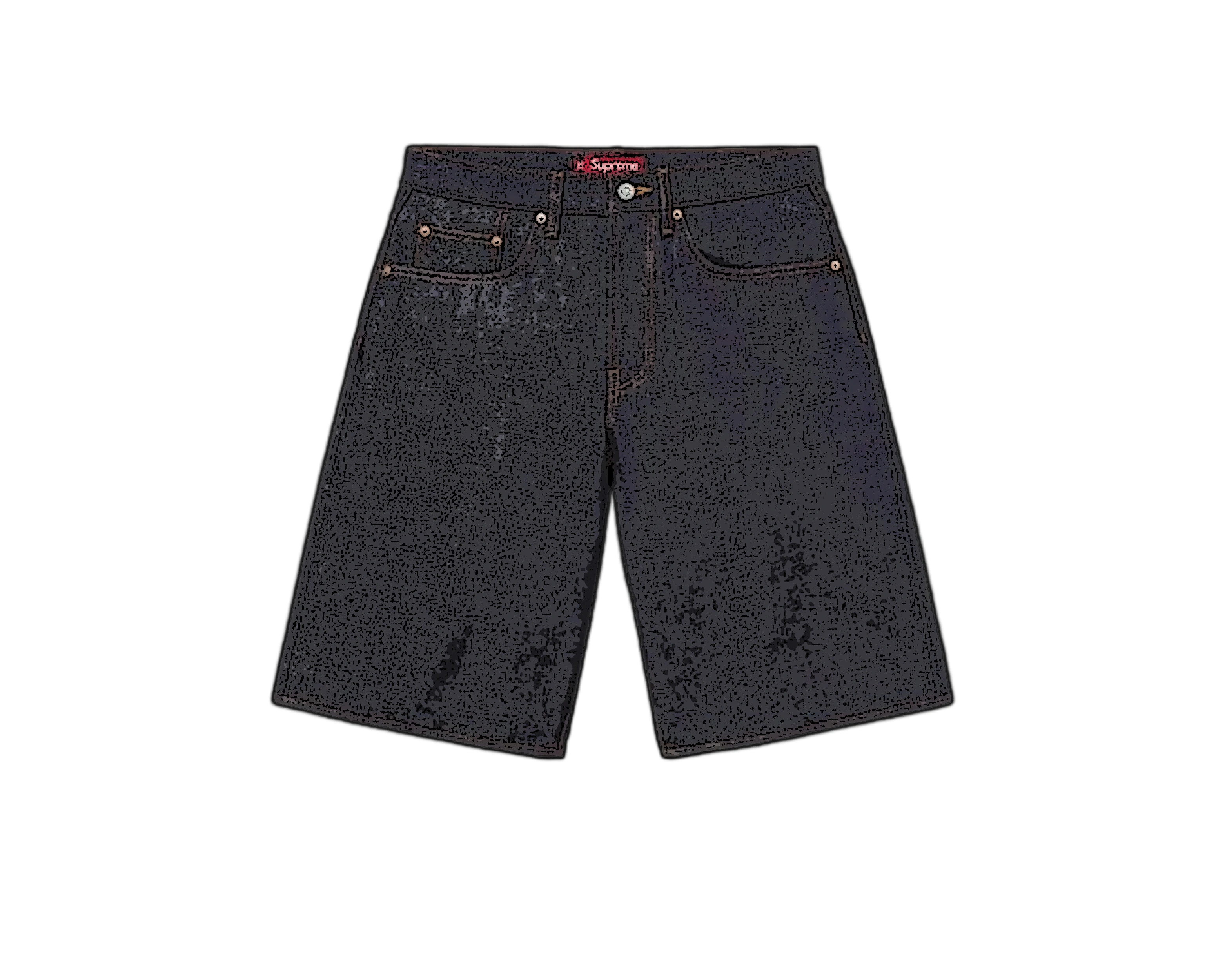 Supreme Rigid Baggy Denim Short 30 Supreme Rigid Baggy Selvedge