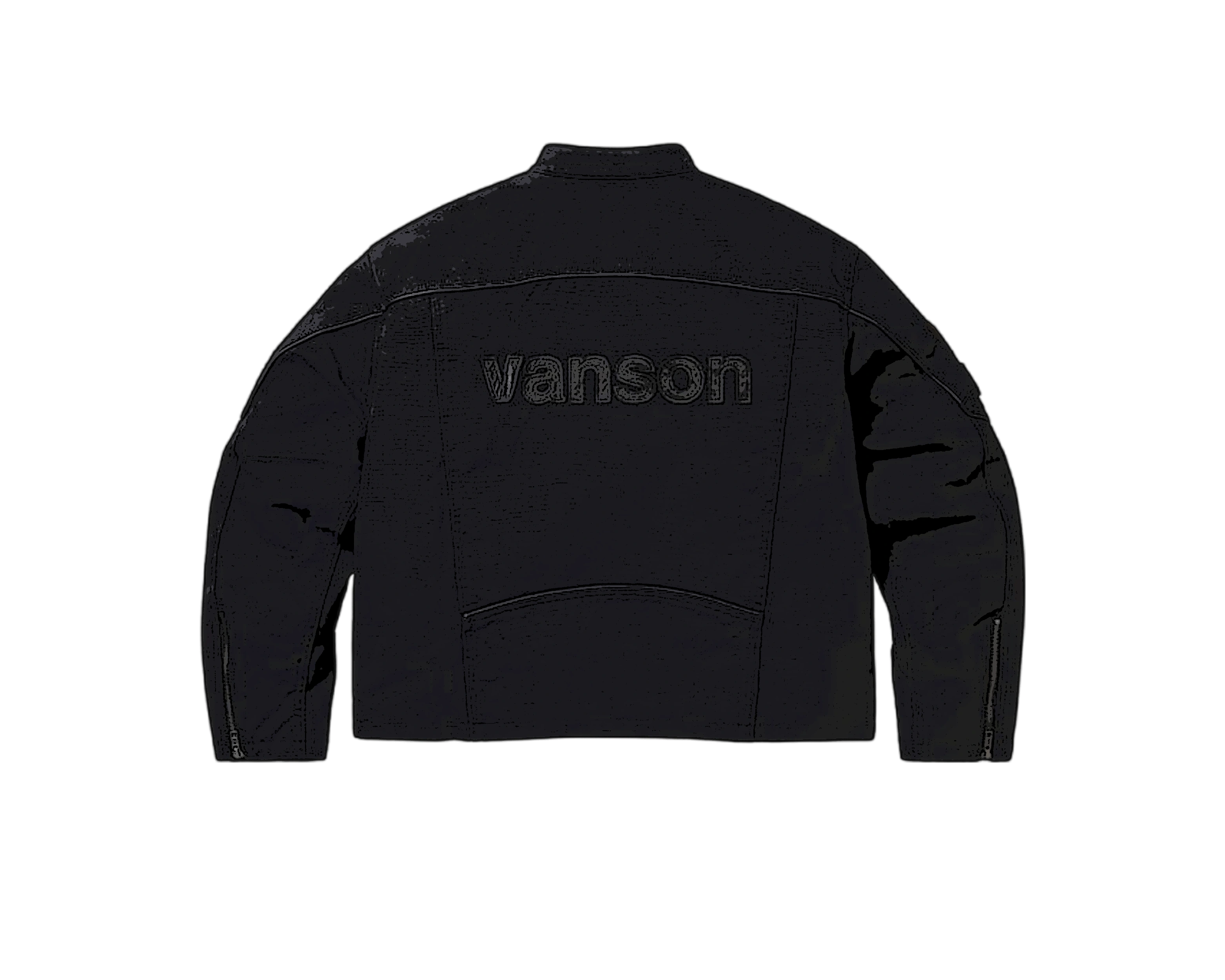 Supreme Vanson Cordura Cotton Jacket 黒 M Supreme Vanson Leathers Cordura Kurtka - Kup w Hypenedz