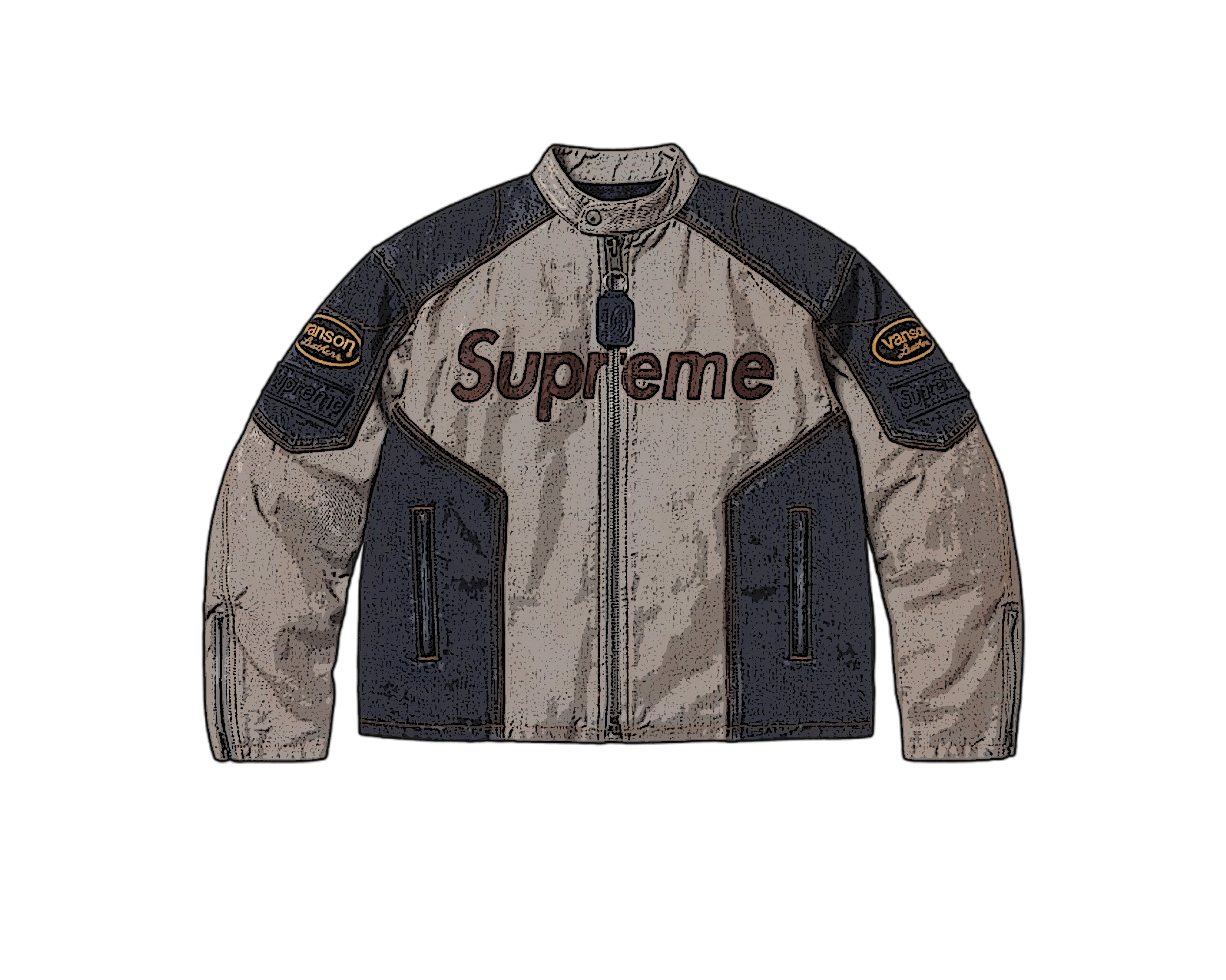 VANSON ウール メルトン スポーツジャケット 黒 VANSON ウール メルトン スポーツジャケット 黒