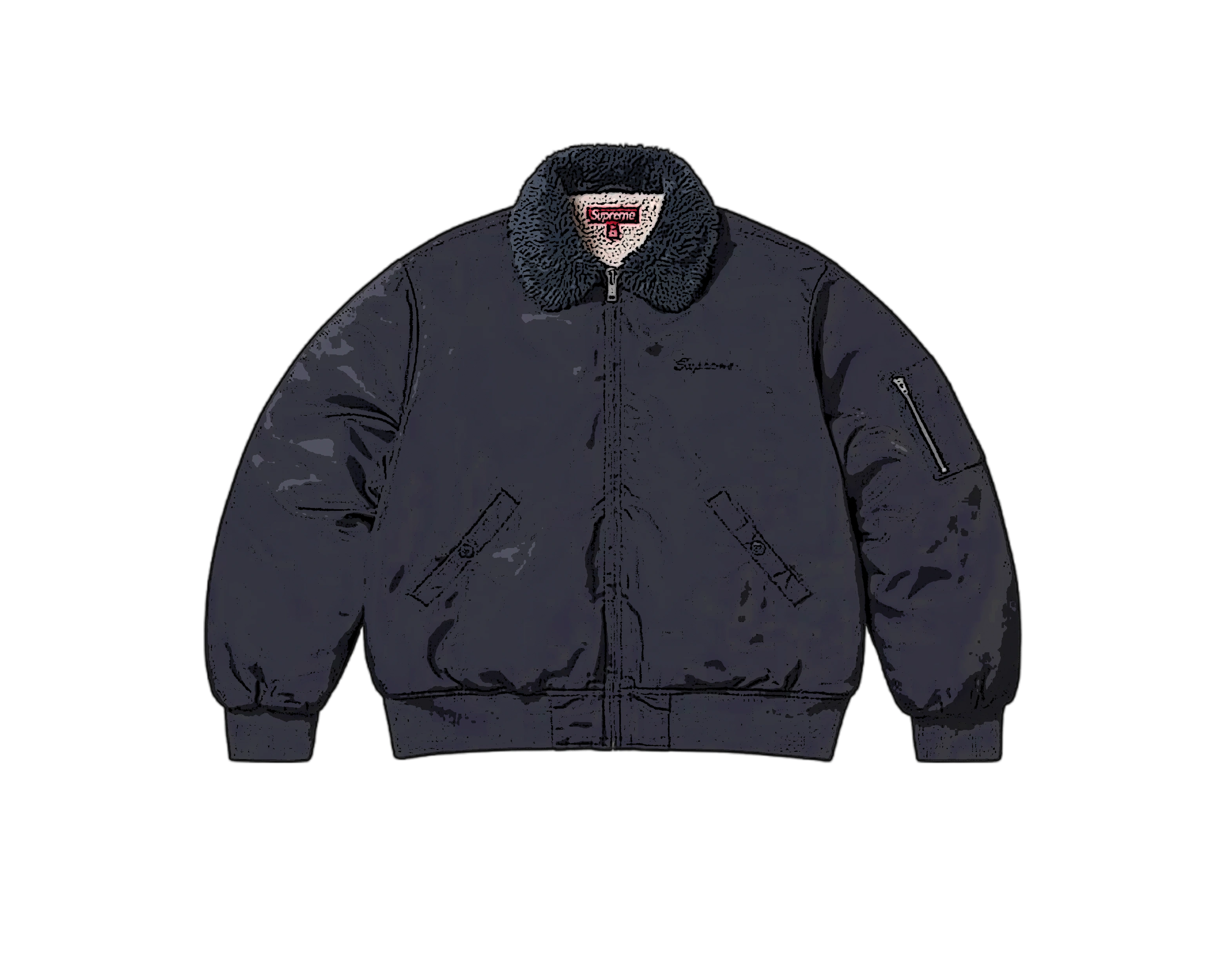 ジャケット・アウター supreme AOI Nylon Bomber Jacket black M Supreme AOI Nylon Bomber Jacket | Black | FARFETCH