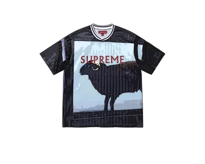 【本物保証 /関税・送料無料】Supreme x Damien Hirst Jersey Supreme Damien Hirst Sweater Black Men's - SS25 - US