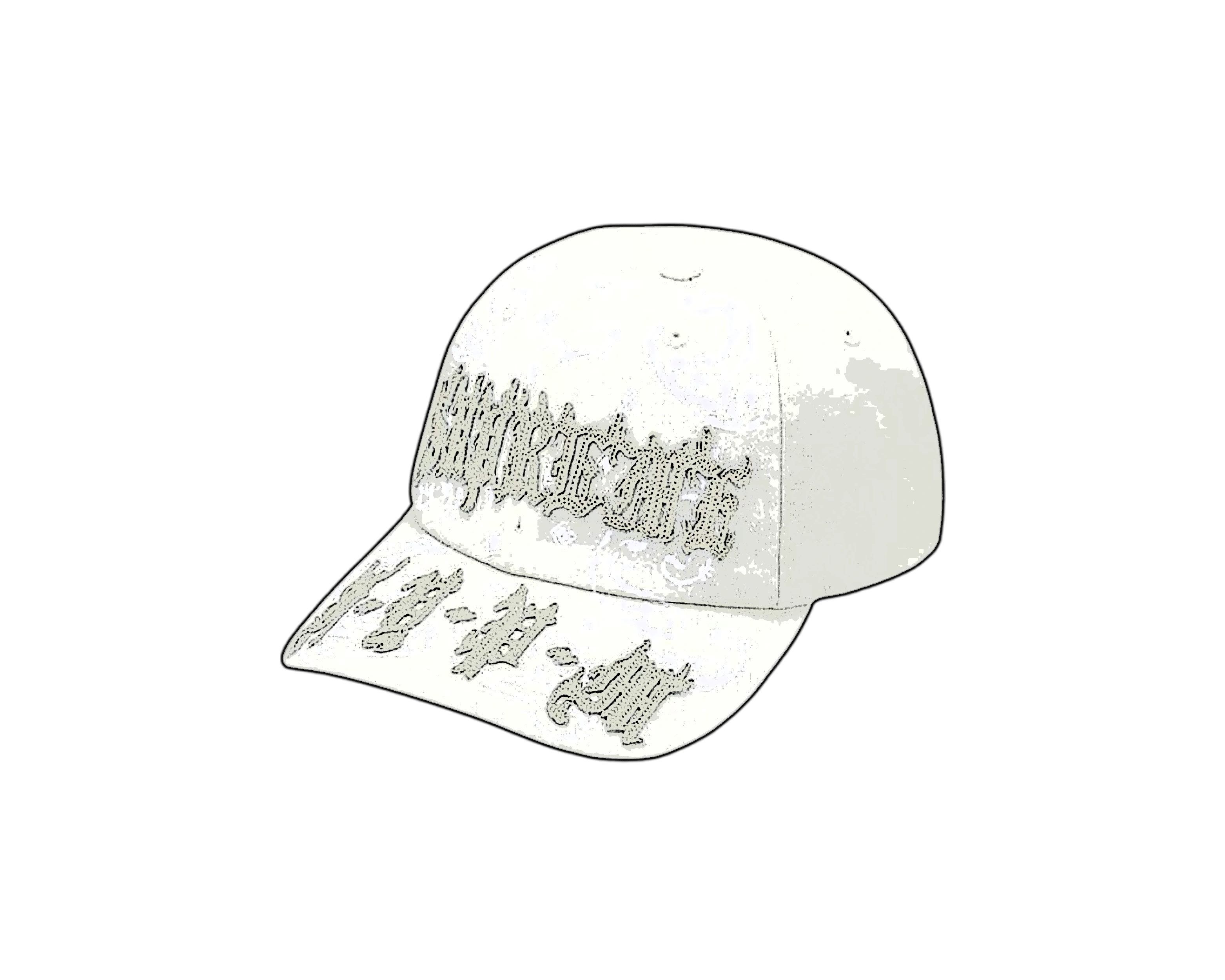 Supreme Leather Applique 6-Panel Black