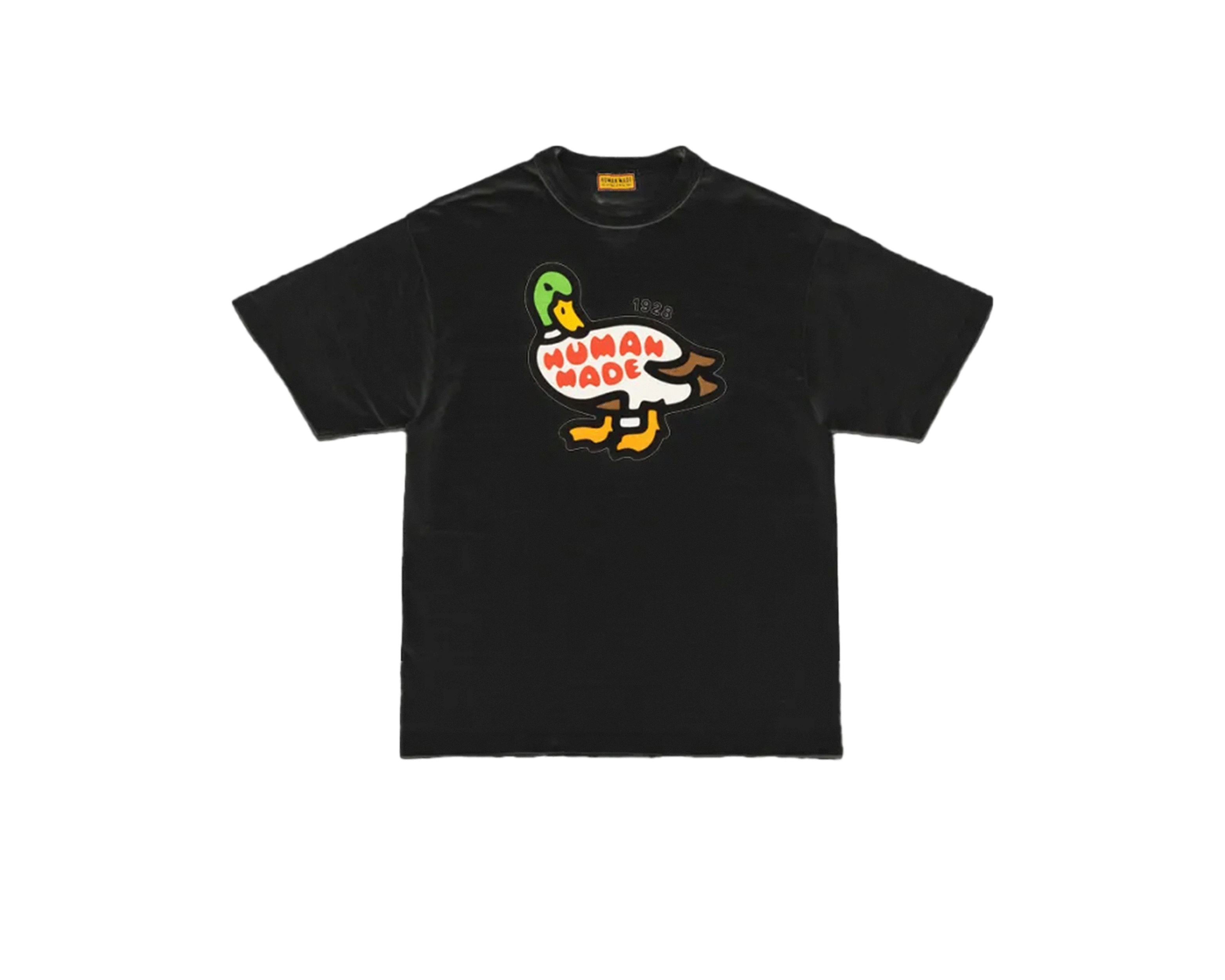 CARRYME/Human Made Animal Graphic T-Shirt Duck (1928) Black
