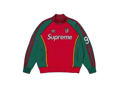 CARRYME/Supreme × Umbro Zip Up Sweater Black