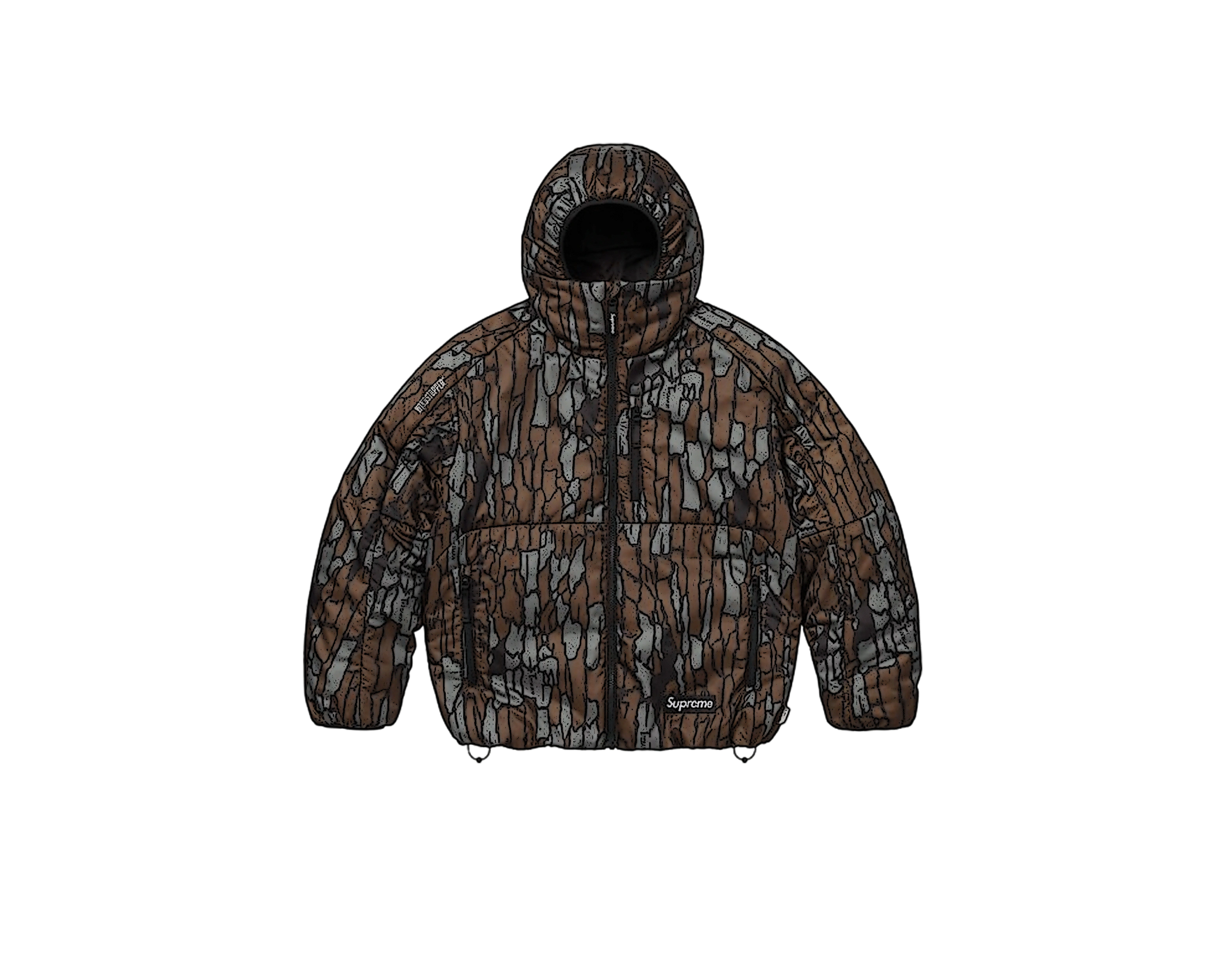 CARRYME/Supreme Windstopper Insulated Hooded Jacket Mossy Oak