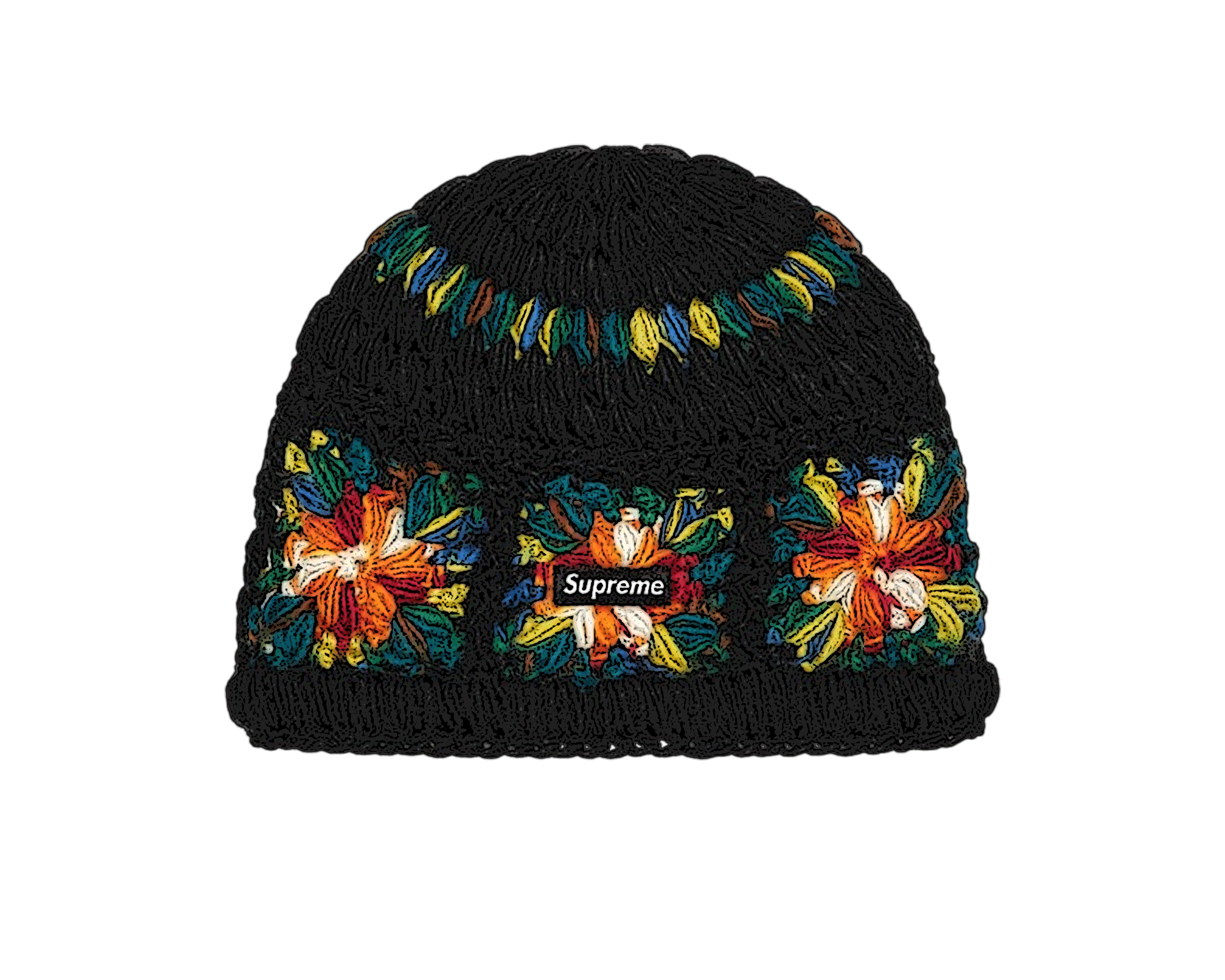 CARRYME/Supreme Crochet Beanie Black