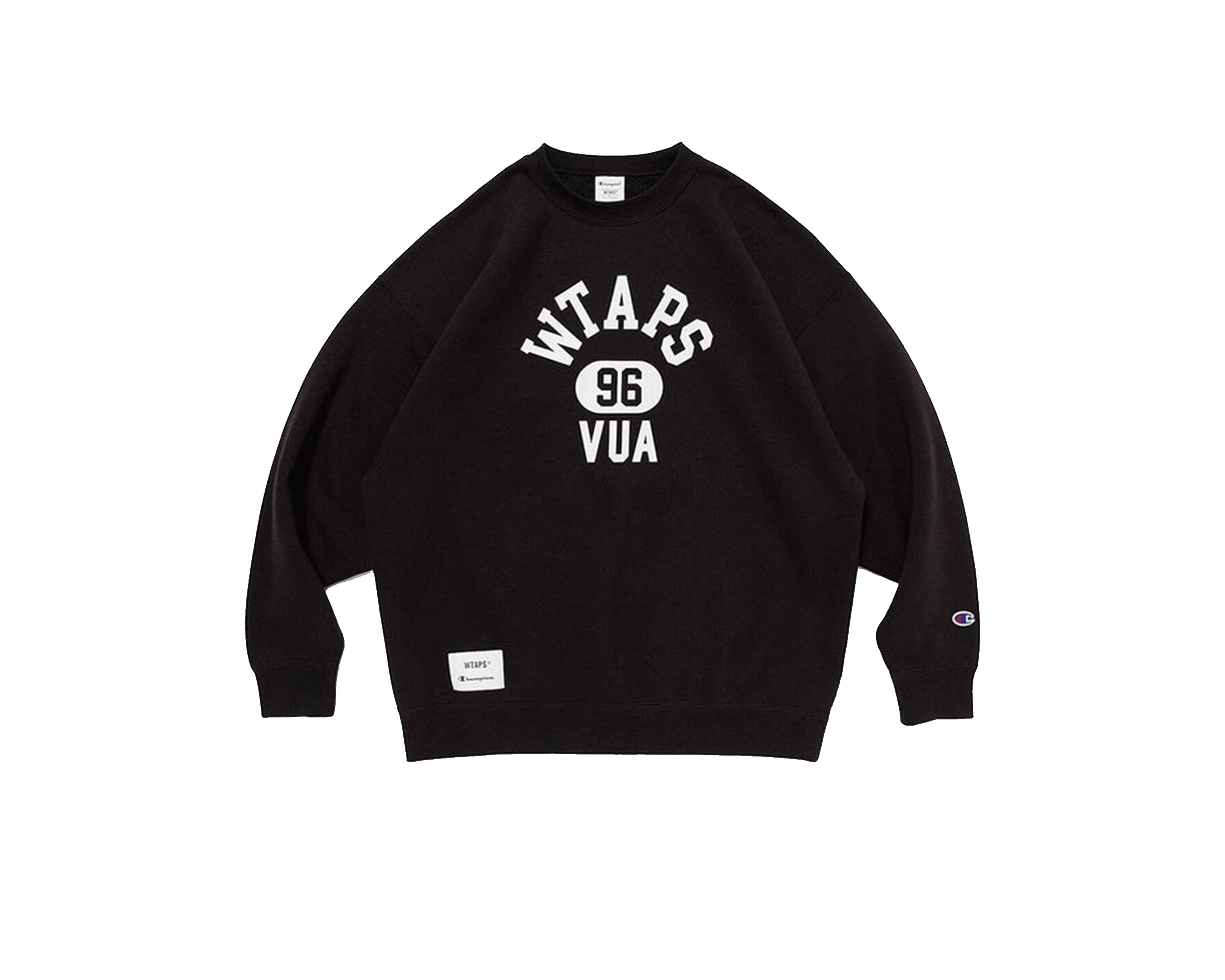 CARRYME/Wtaps × Champion Academy Crew Neck CTPL Black