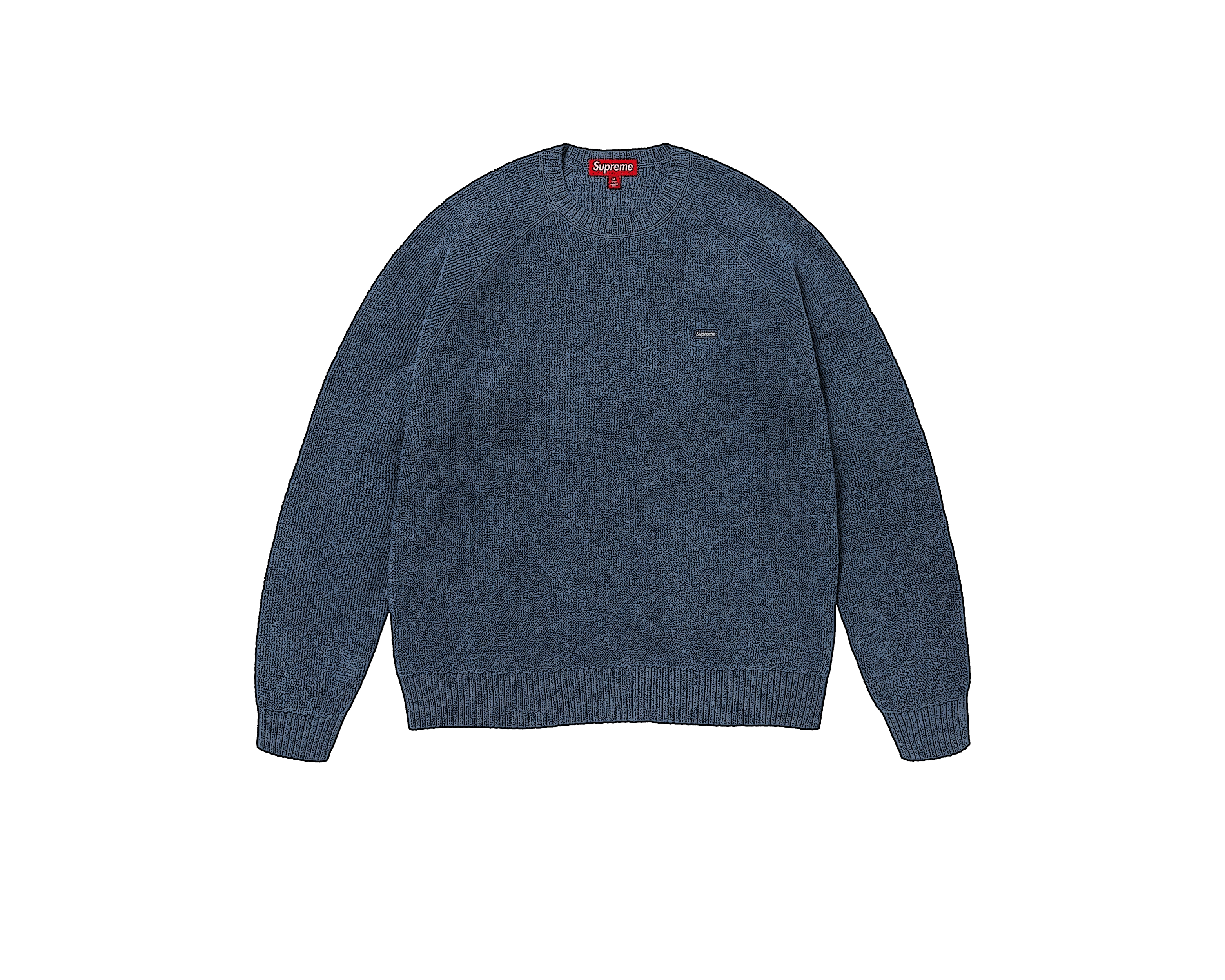 CARRYME/Supreme Terry Small Box Sweater Blue