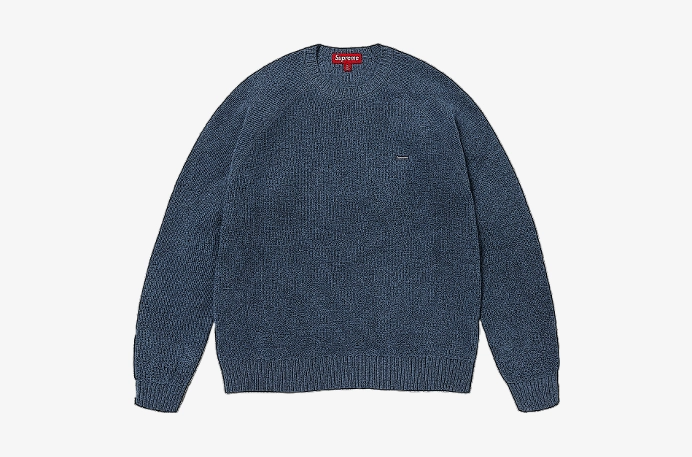 CARRYME/Supreme Terry Small Box Sweater Blue