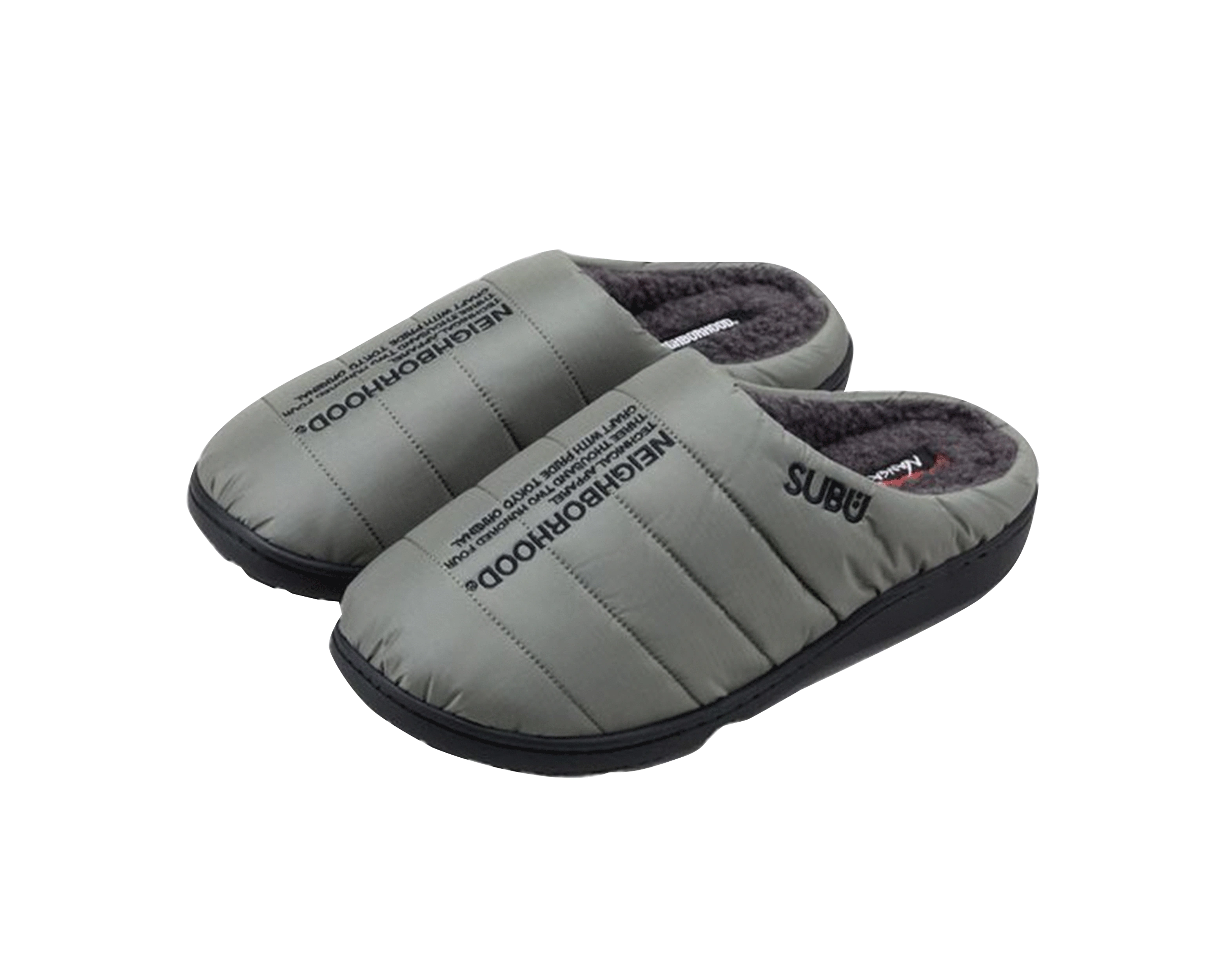 CARRYME/Neighborhood × Nanga × Subu Winter Sandals Olive Drab