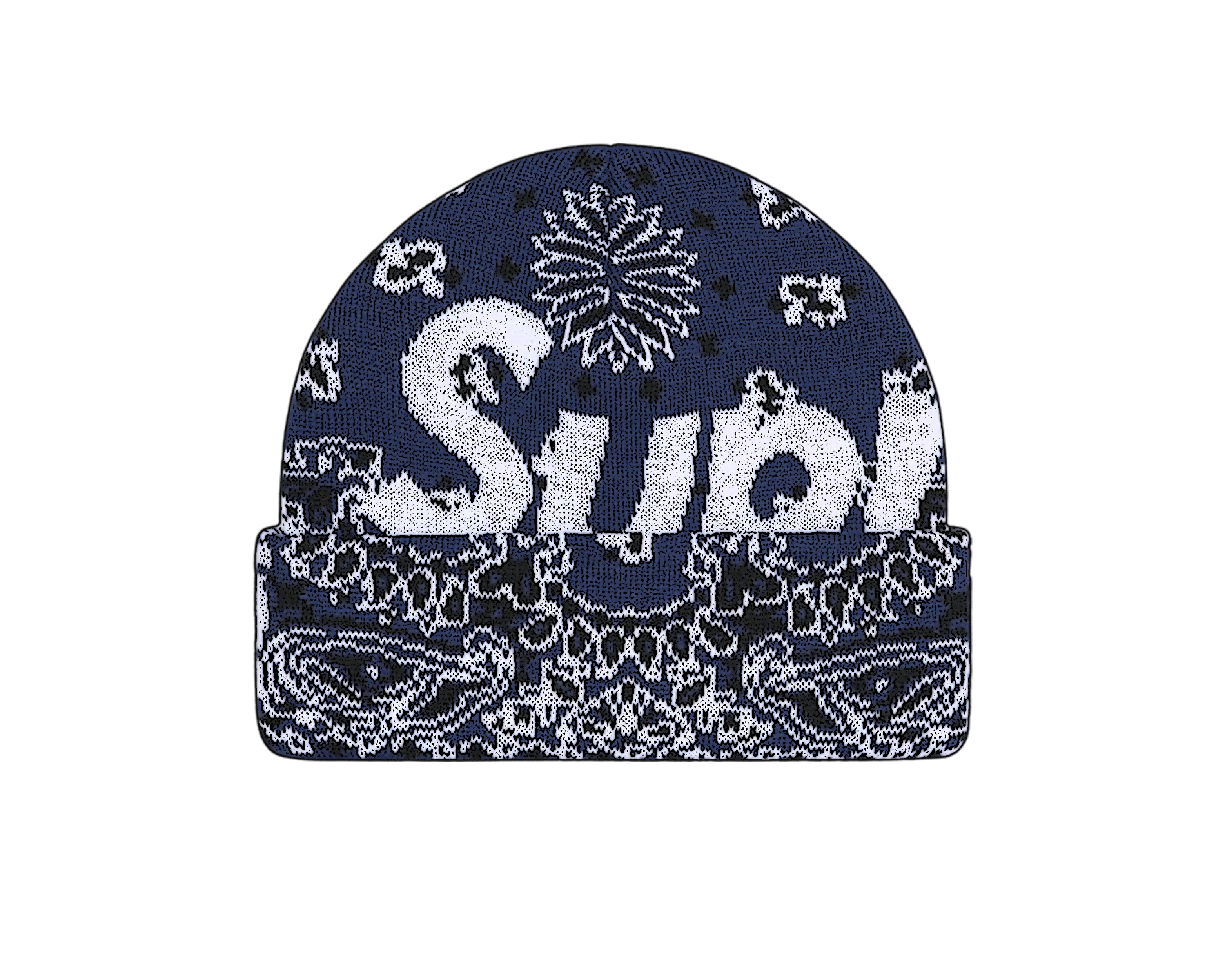 CARRYME/Supreme Big Logo Beanie Navy Bandana