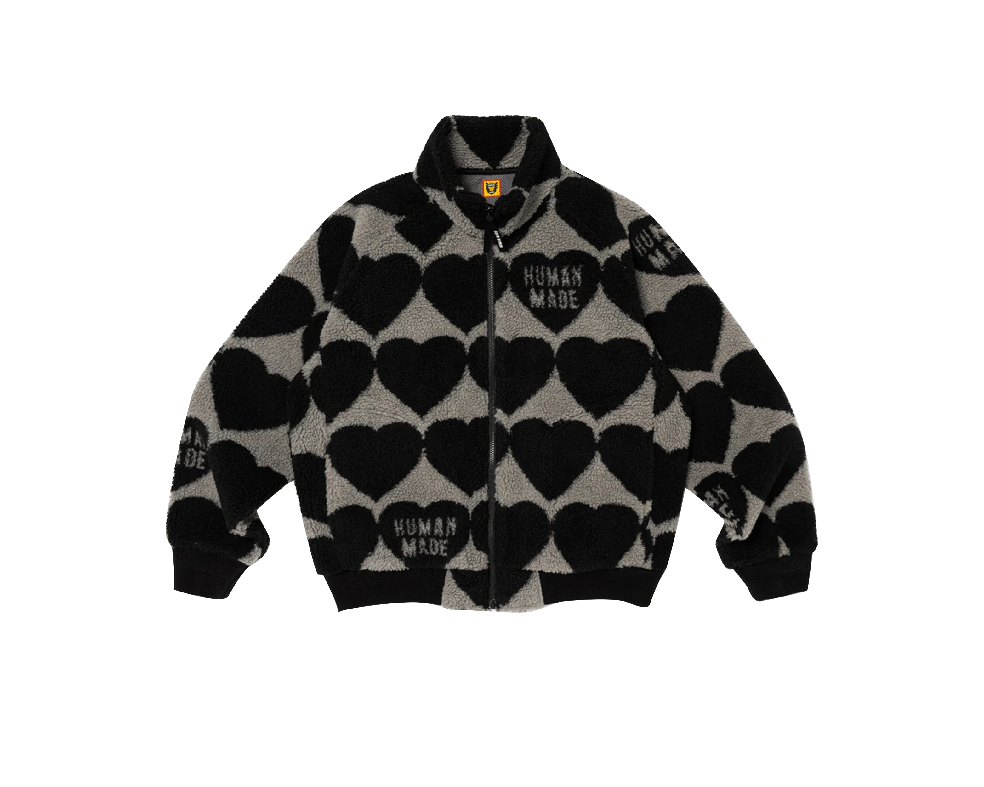 CARRYME/Human Made Heart Fleece Jacket Black