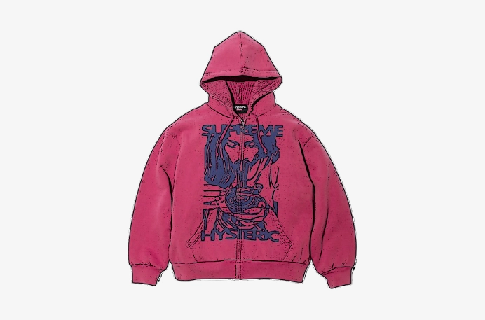 CARRYME/Supreme × Hysteric Glamour Thermal Lined Zip Up Hooded