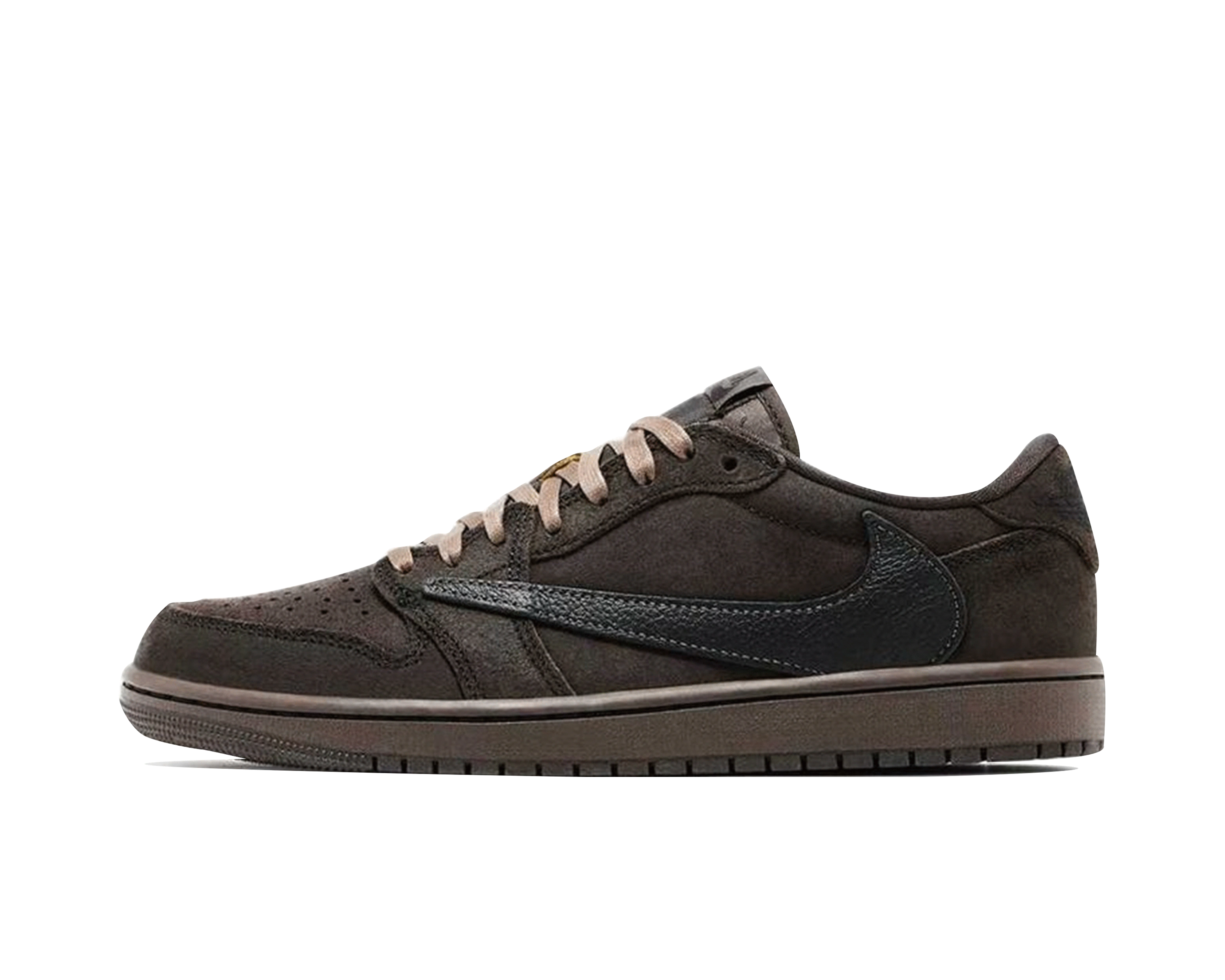 CARRYME/Travis Scott × Nike Air Jordan 1 Low OG SP Velvet Brown