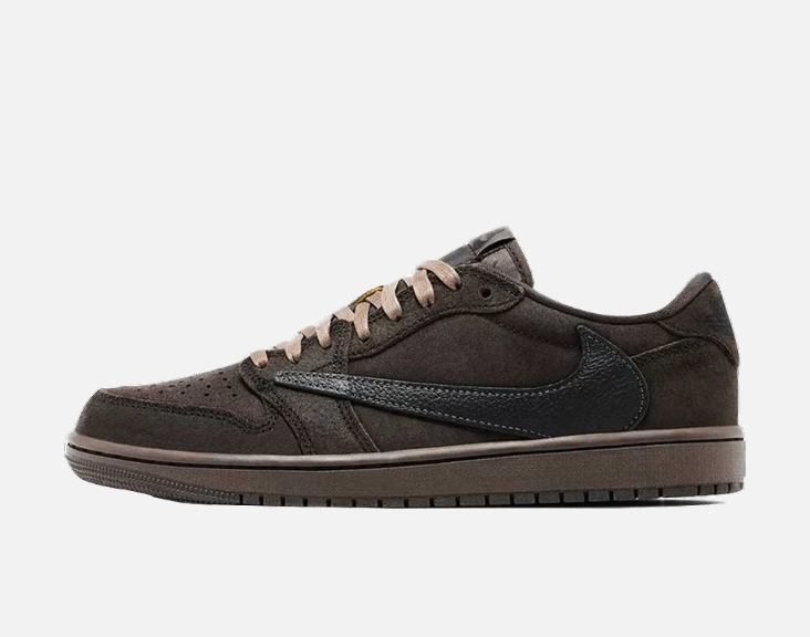 CARRYME/Travis Scott × Nike Air Jordan 1 Retro Low OG SP Black Phantom