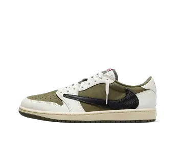 TRAVIS SCOTT × NIKE WMNS AIR JORDAN 1 LOW CANARY - NEWEST OFFICIAL