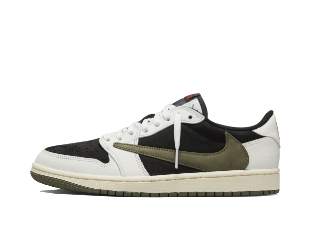 CARRYME/Travis Scott × Nike Air Jordan 1 Low OG Medium Olive (W)