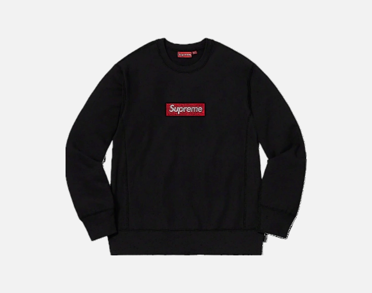 CARRYME/Supreme Small Box Crewneck Grey
