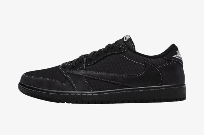 CARRYME/Travis Scott × Nike Air Jordan 1 Retro Low OG SP Black Phantom