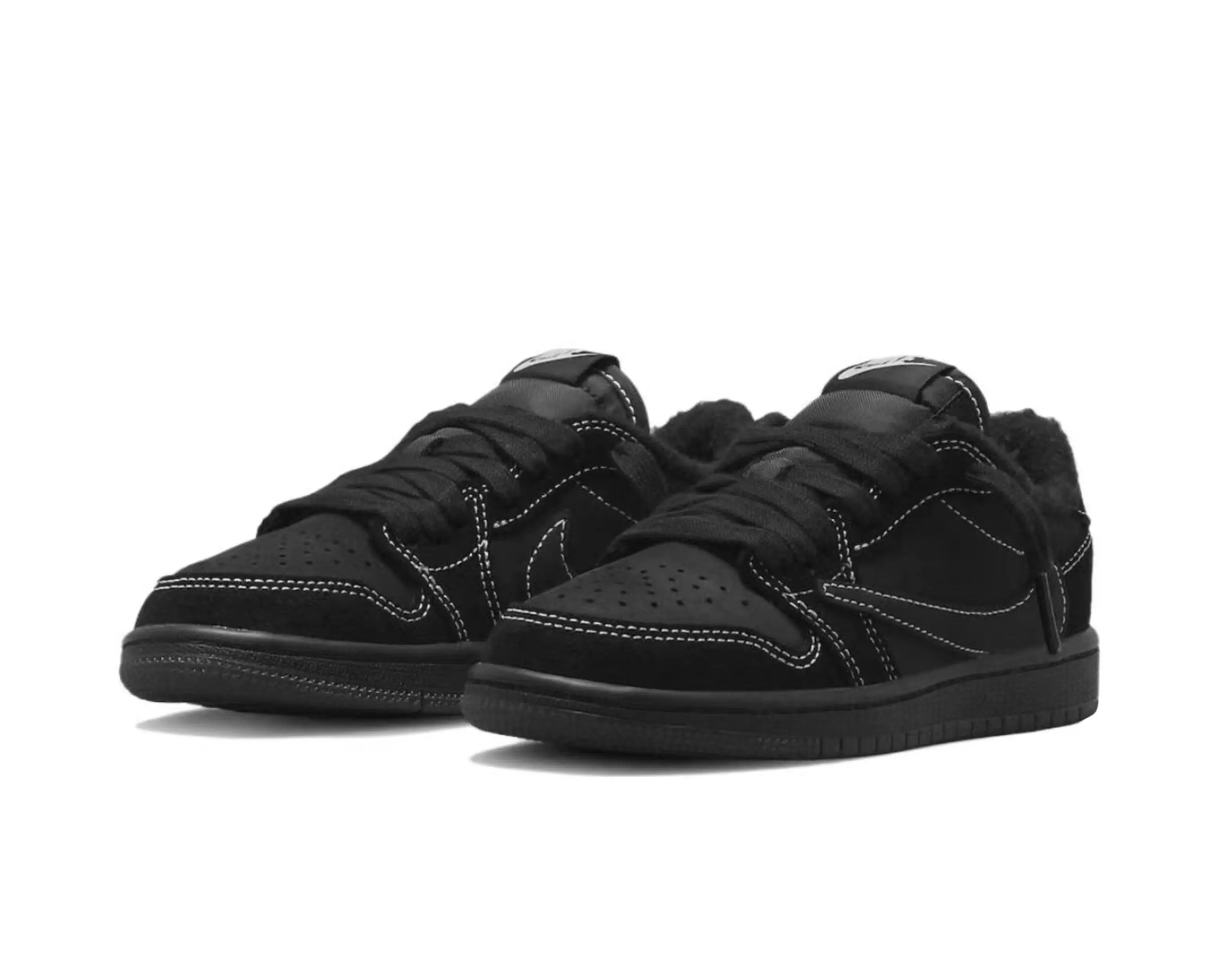 CARRYME/Travis Scott × Nike Air Jordan 1 Retro Low OG SP Black Phantom