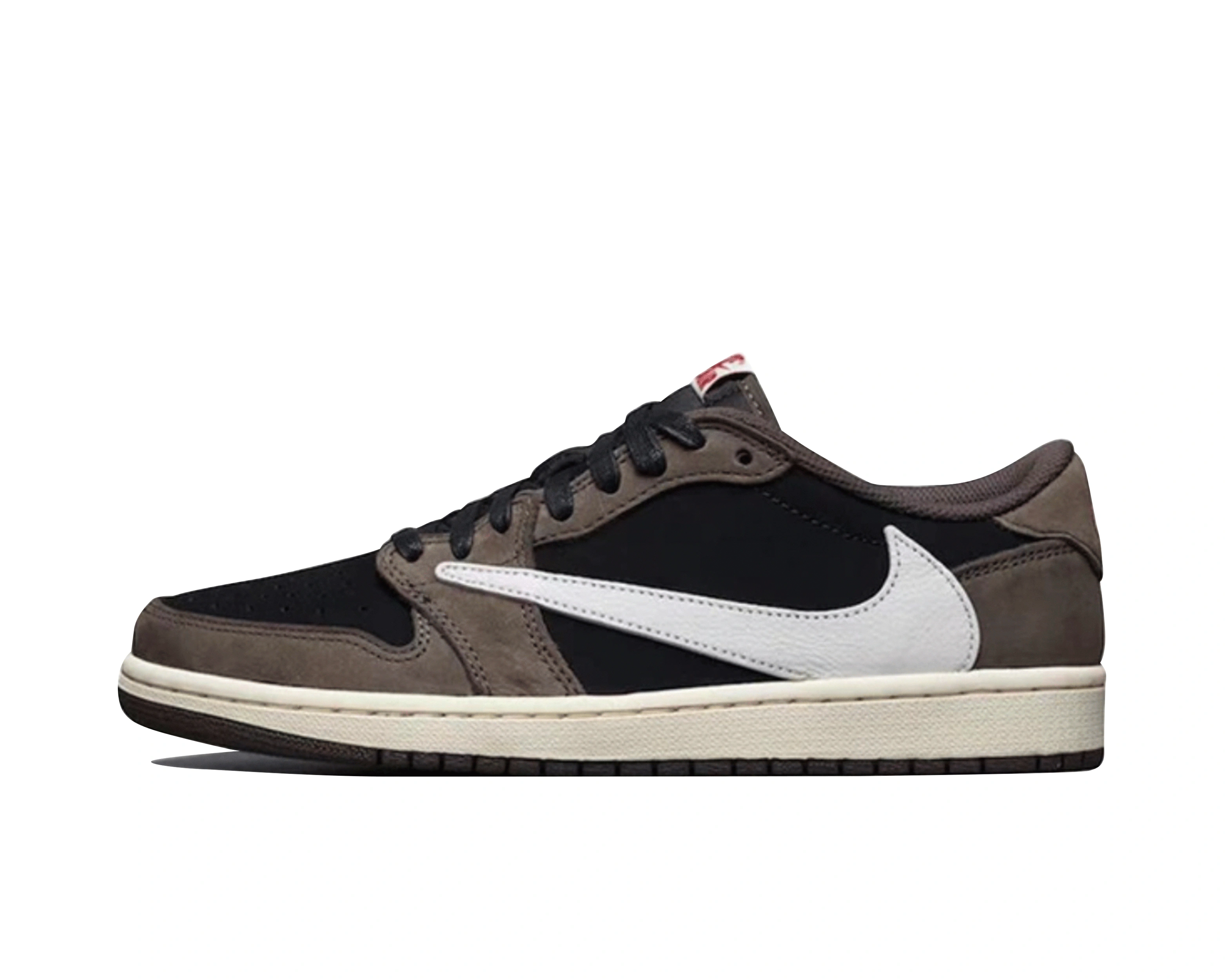 CARRYME/Travis Scott × Nike Air Jordan 1 Low OG SP-T Black Dark Mocha
