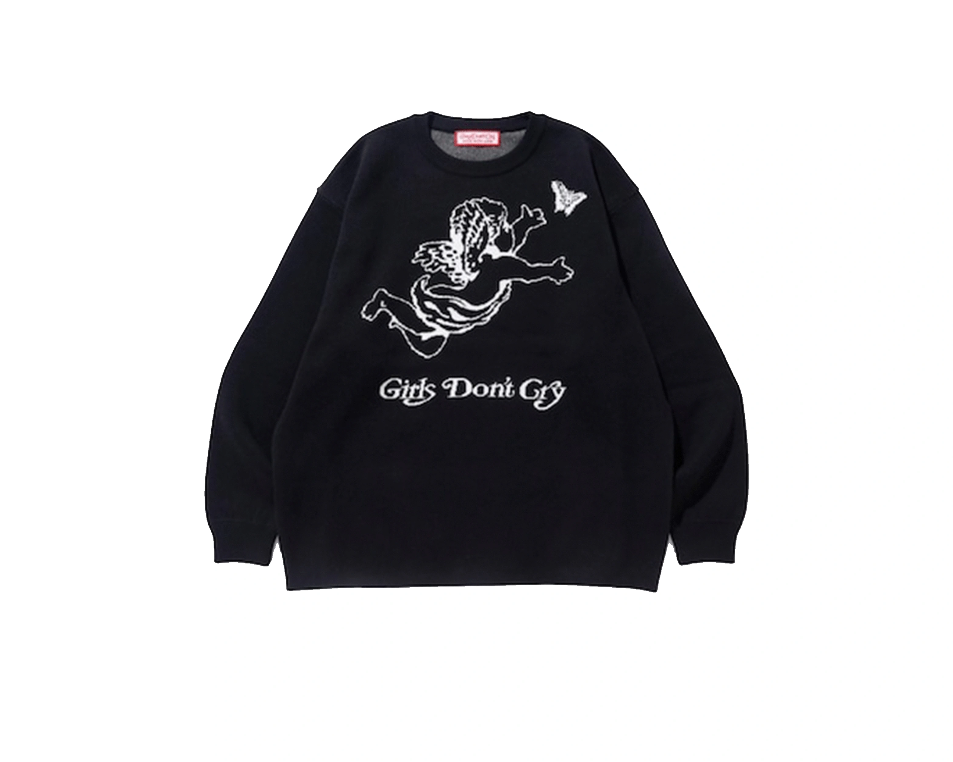 CARRYME/Girls Don't Cry Angel Knit Black