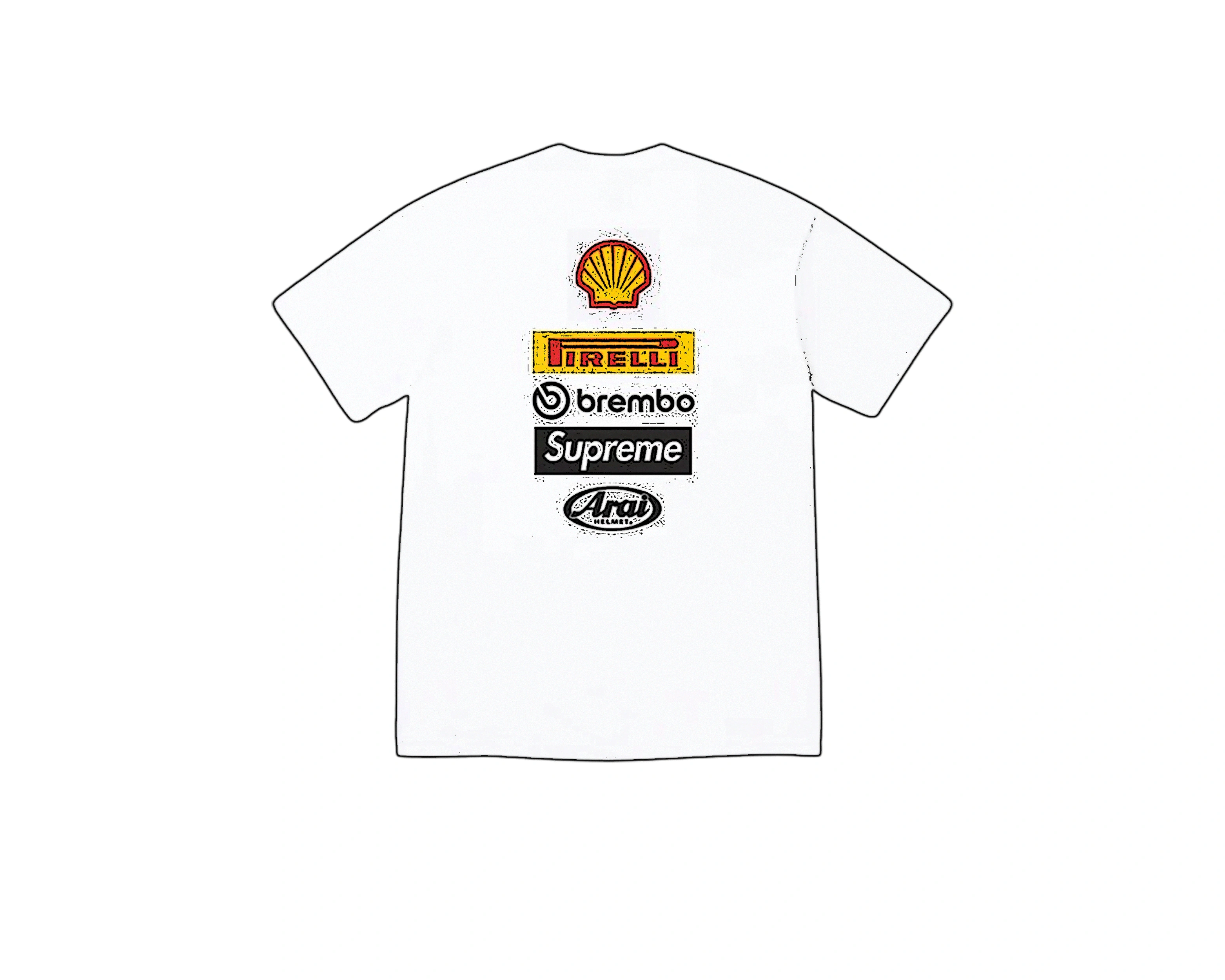 CARRYME/Supreme Ducati Logo Tee White